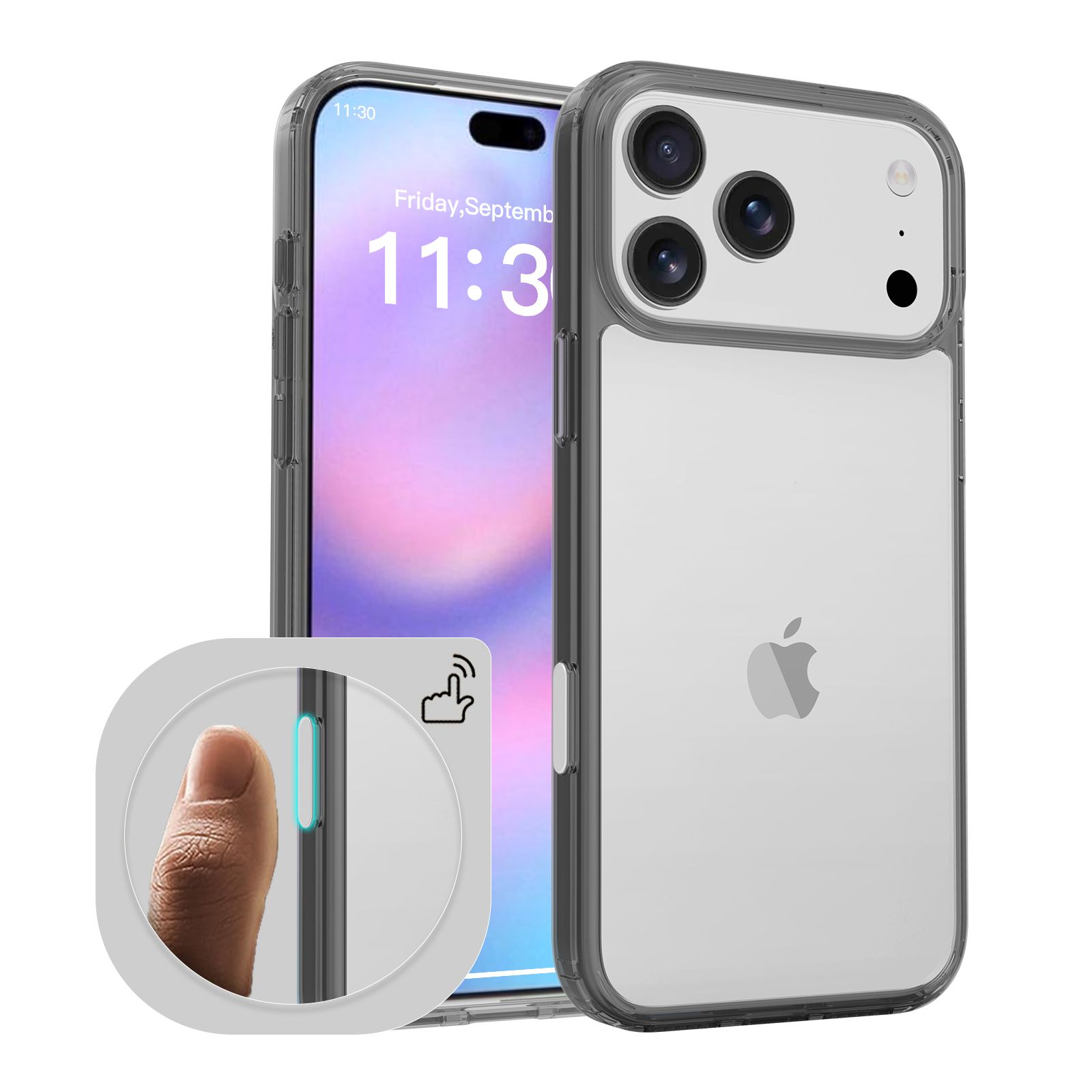 Pulse Aero 1.5MM Anti-Scratch Clear Case with Camera Action Button — 13
