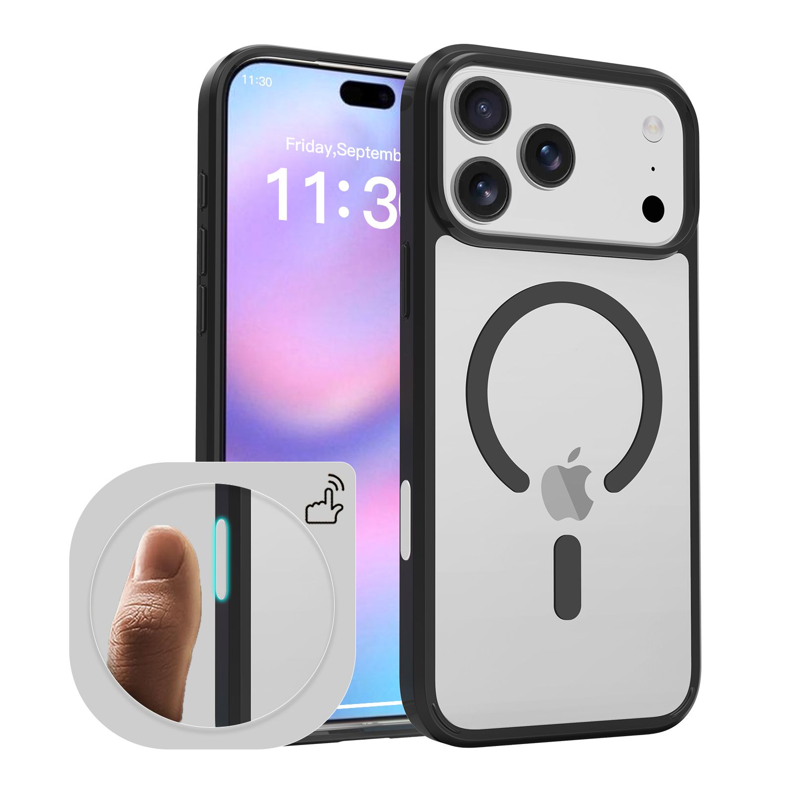 Pulse Aero Magsafe Clear Case with Camera Action Button