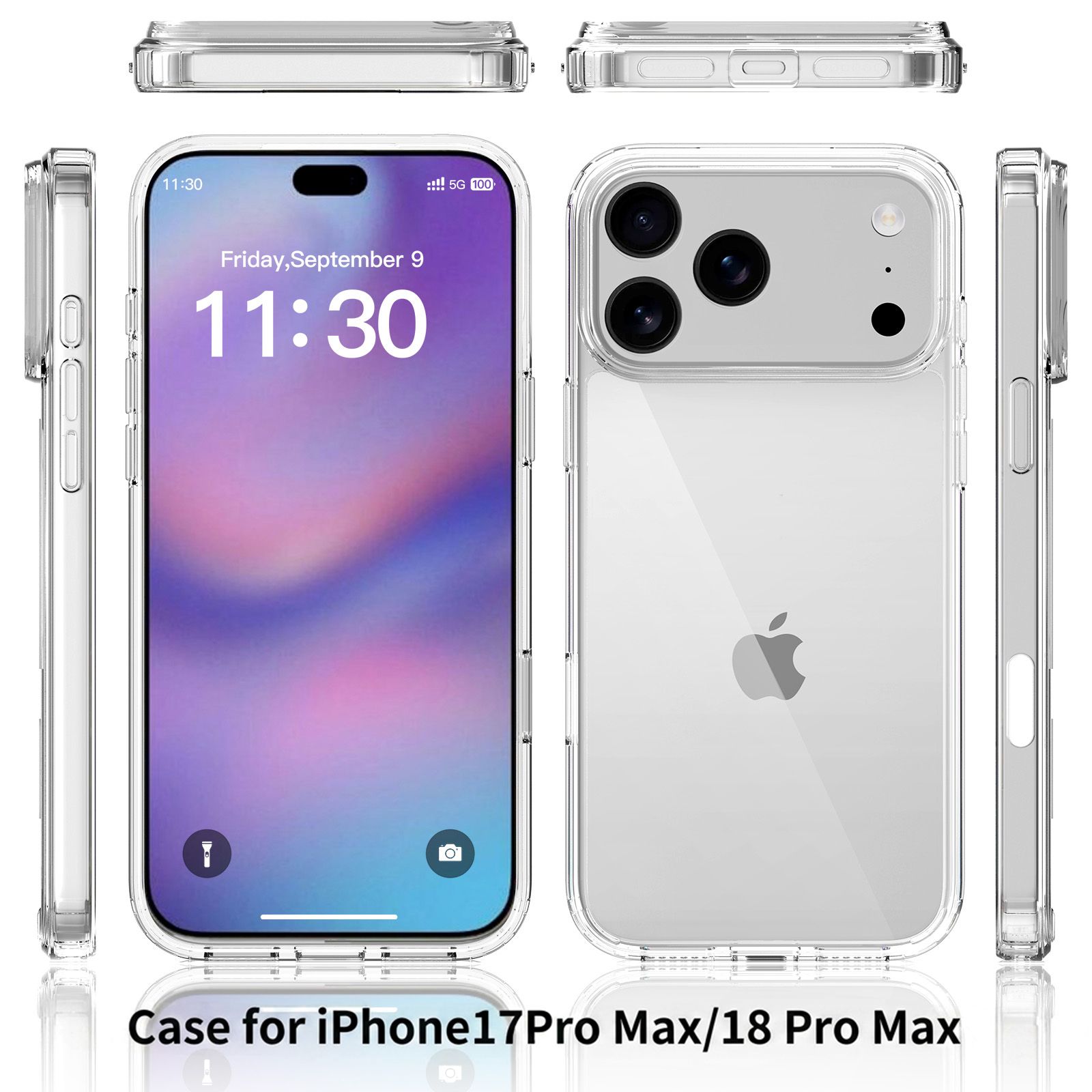 Pulse Aero 1.5MM Anti-Scratch Clear Case with Camera Action Button — 9