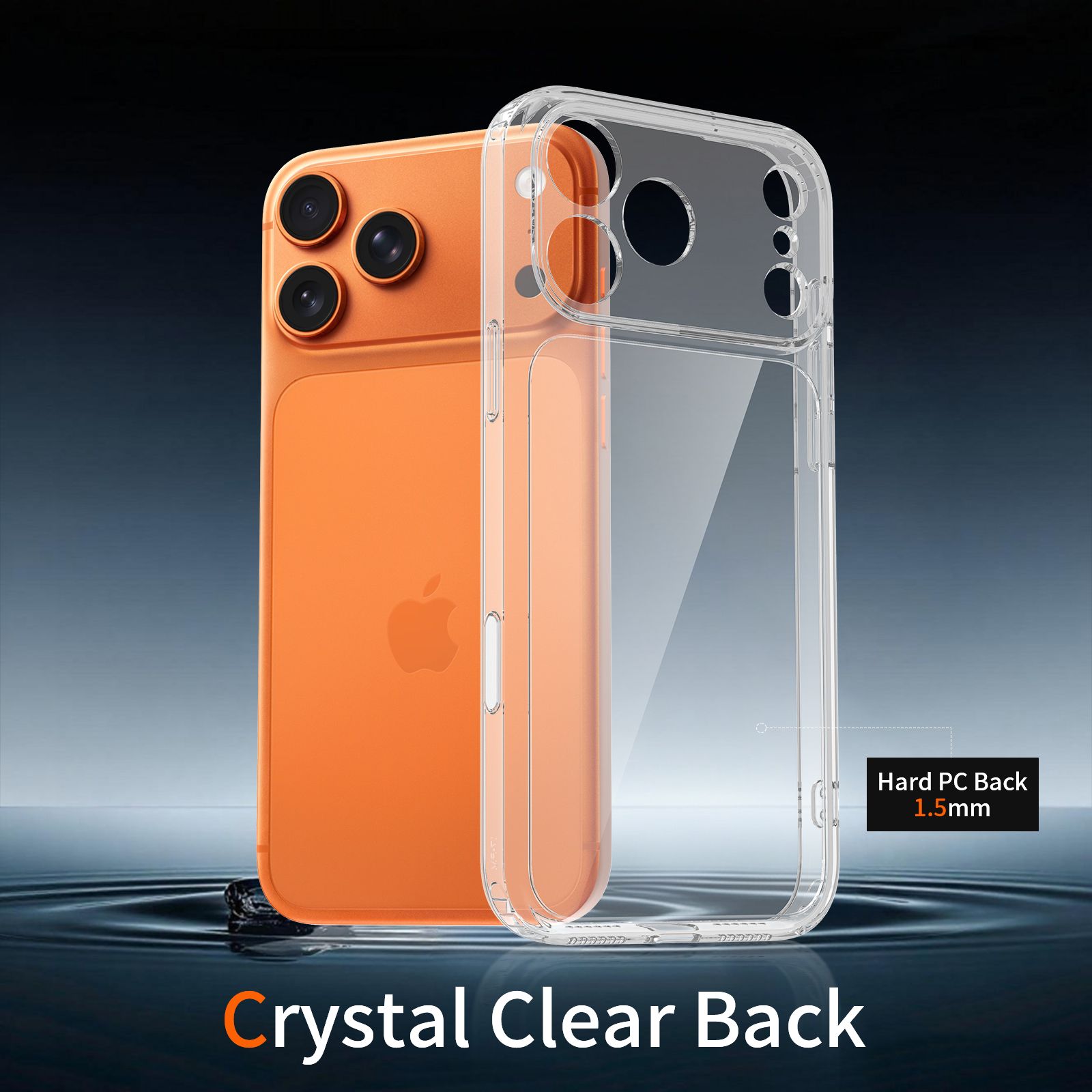 Pulse Aero 1.5MM Anti-Scratch Clear Case with Camera Action Button — 67