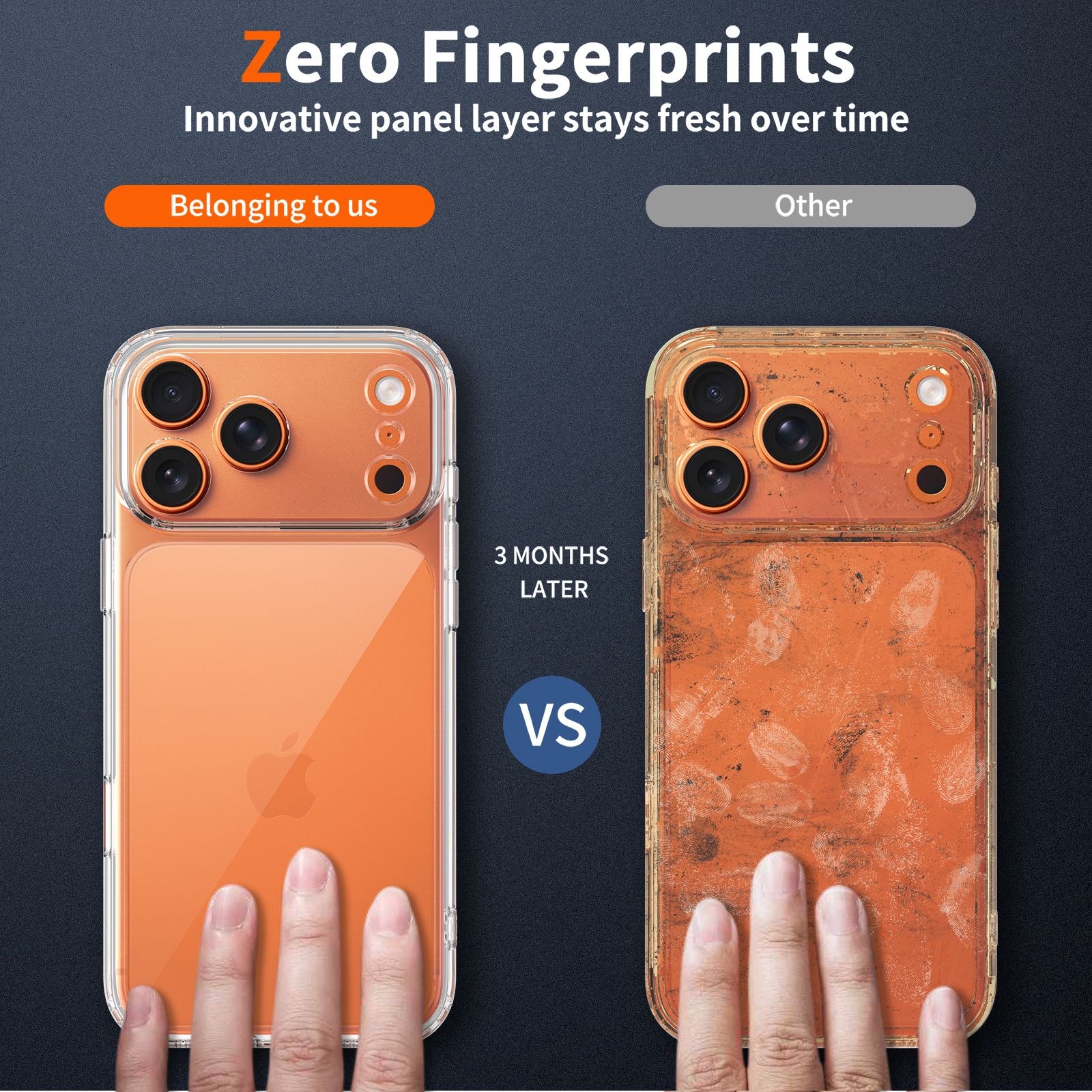 Pulse Aero 1.5MM Anti-Scratch Clear Case with Camera Action Button — 73