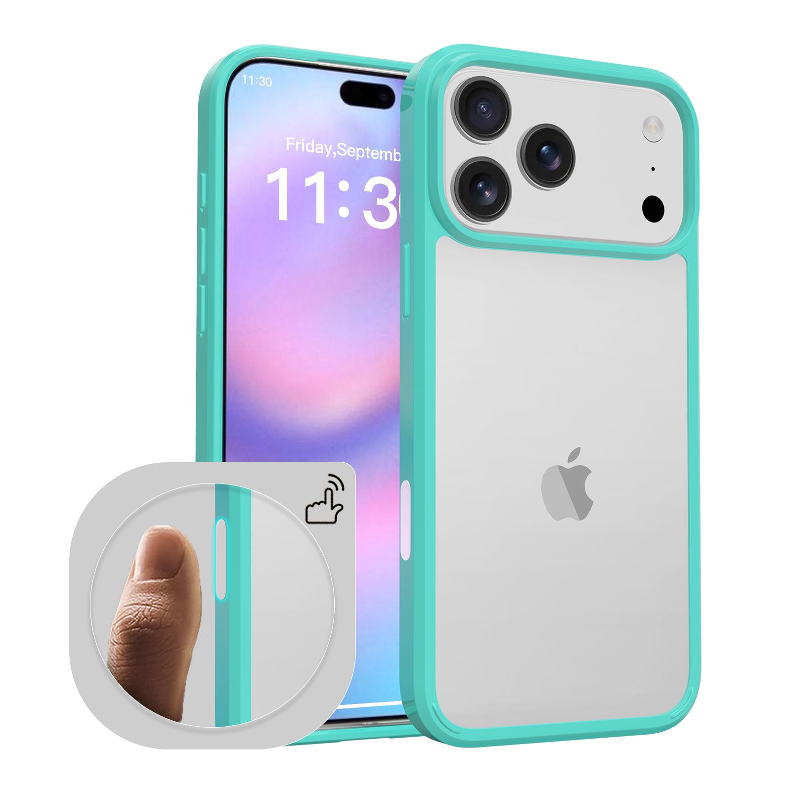 Pulse Aero 1.5MM Anti-Scratch Clear Case with Camera Action Button — 10