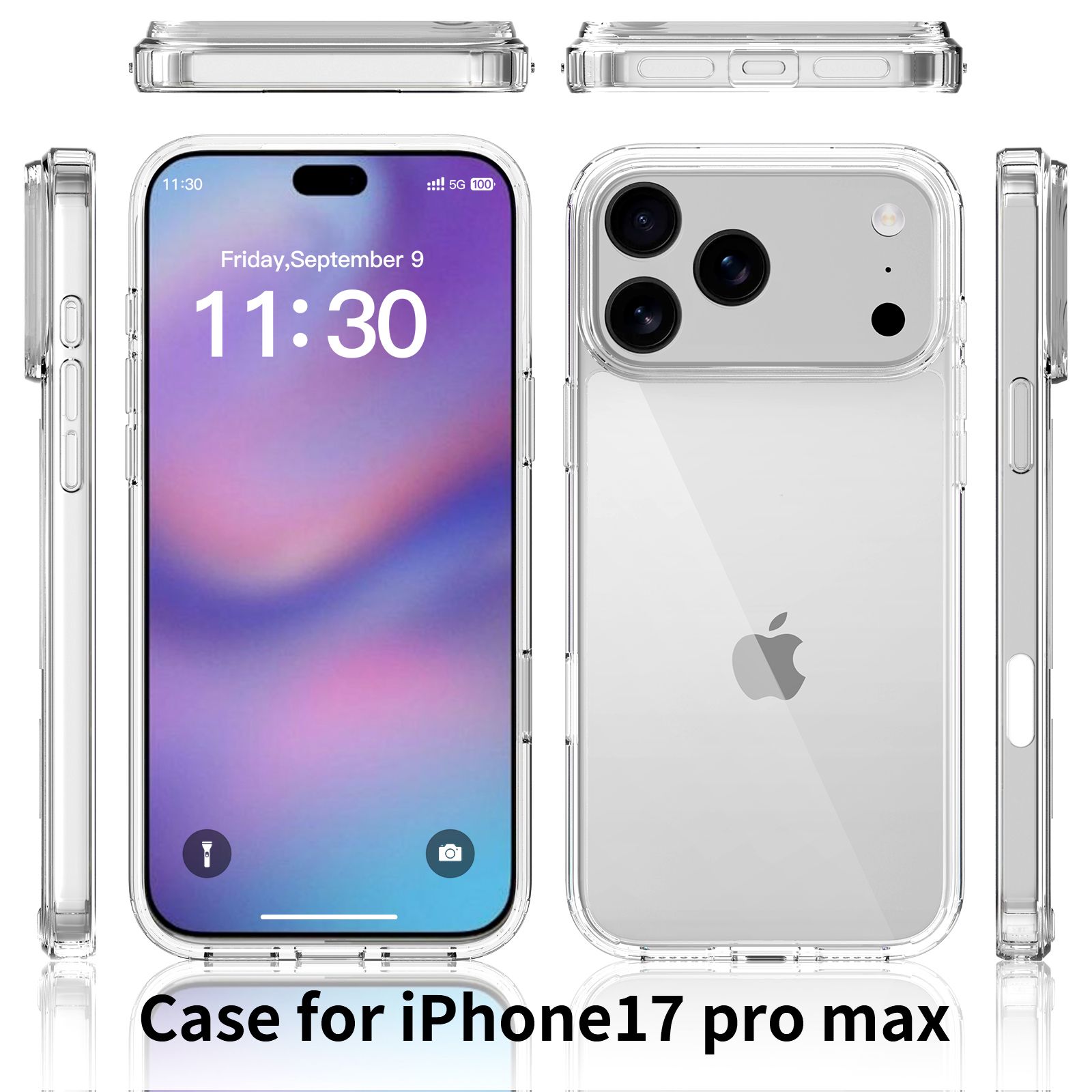 Pulse Aero 1.5MM Anti-Scratch Clear Case with Camera Action Button — 22
