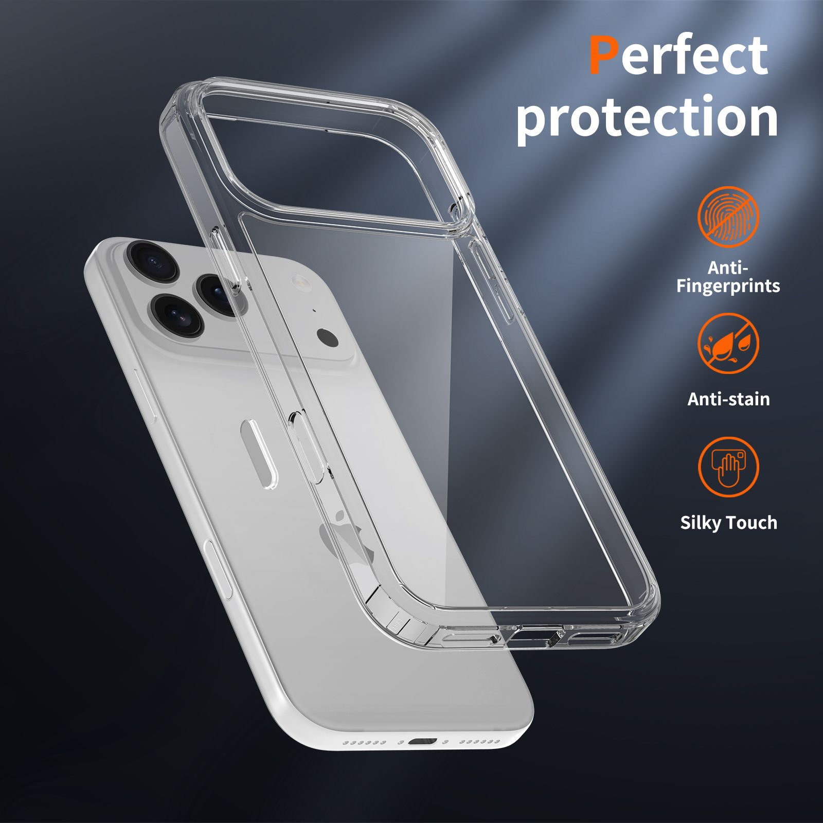Pulse Aero 1.5MM Anti-Scratch Clear Case with Camera Action Button — 18