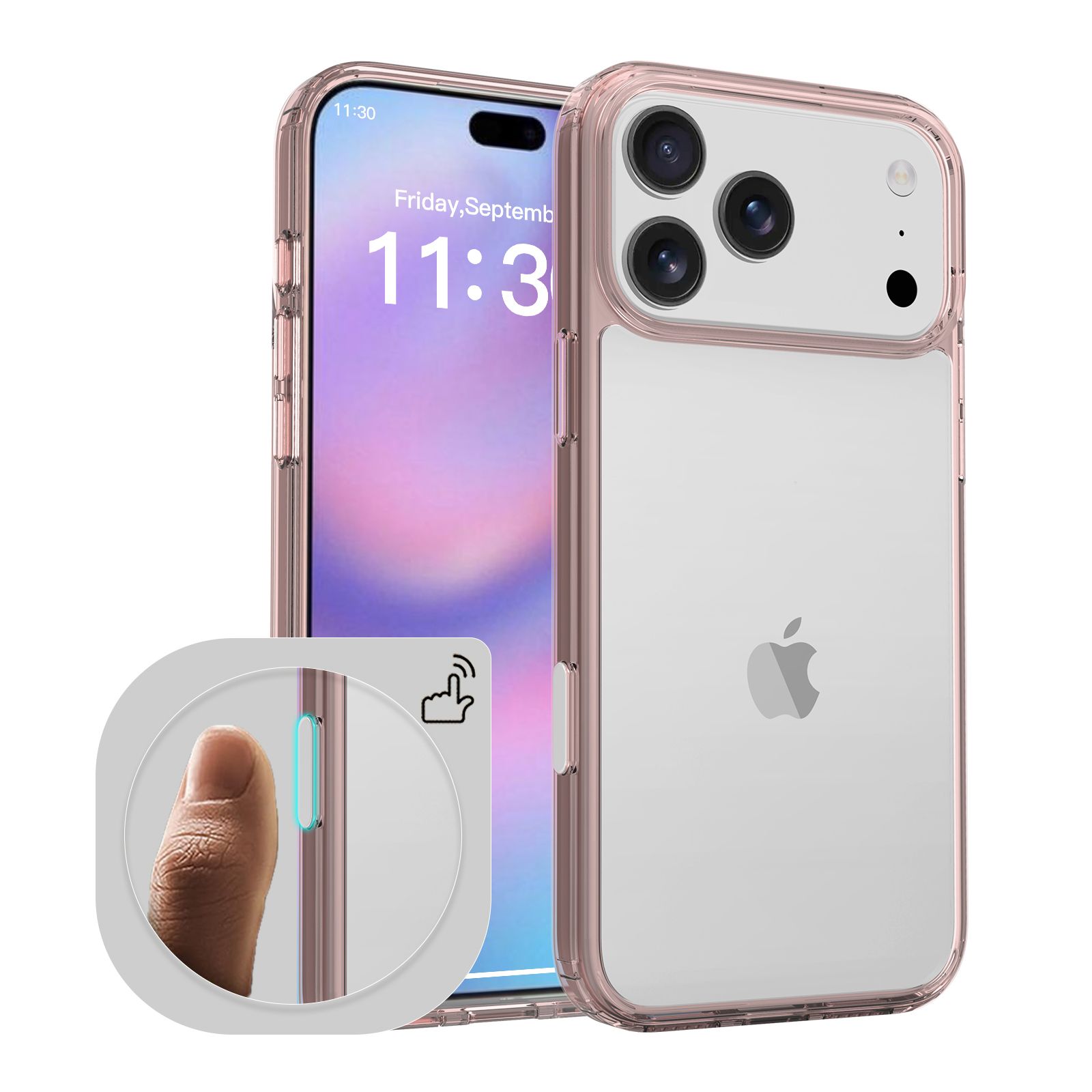 Pulse Aero 1.5MM Anti-Scratch Clear Case with Camera Action Button — 25