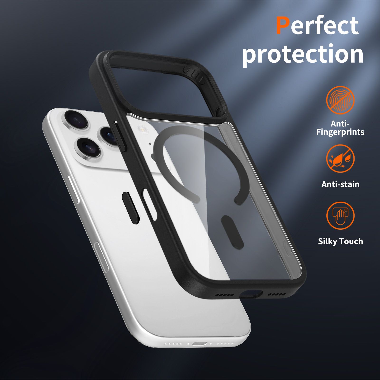 Pulse Prism Magsafe Clear Case with Camera Action Button — 265