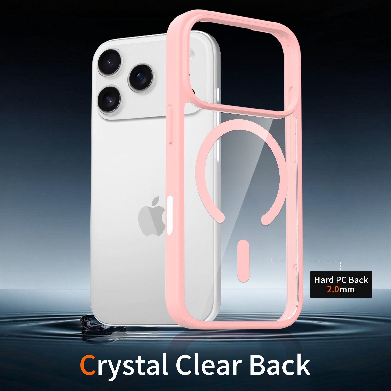 Pulse Prism Magsafe Clear Case with Camera Action Button — 230