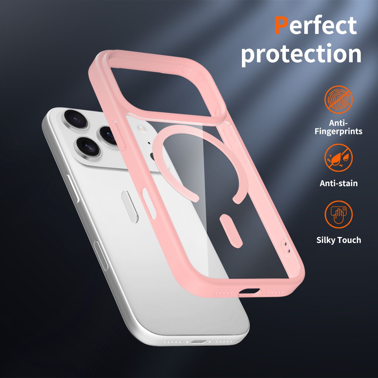 Pulse Prism Magsafe Clear Case with Camera Action Button — 233