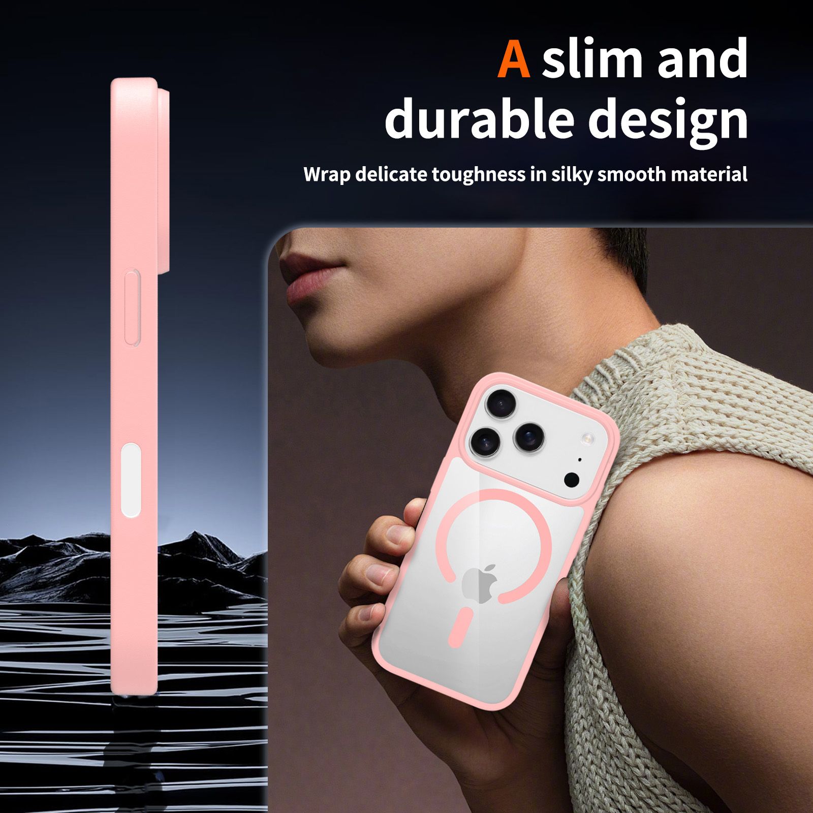 Pulse Prism Magsafe Clear Case with Camera Action Button — 234
