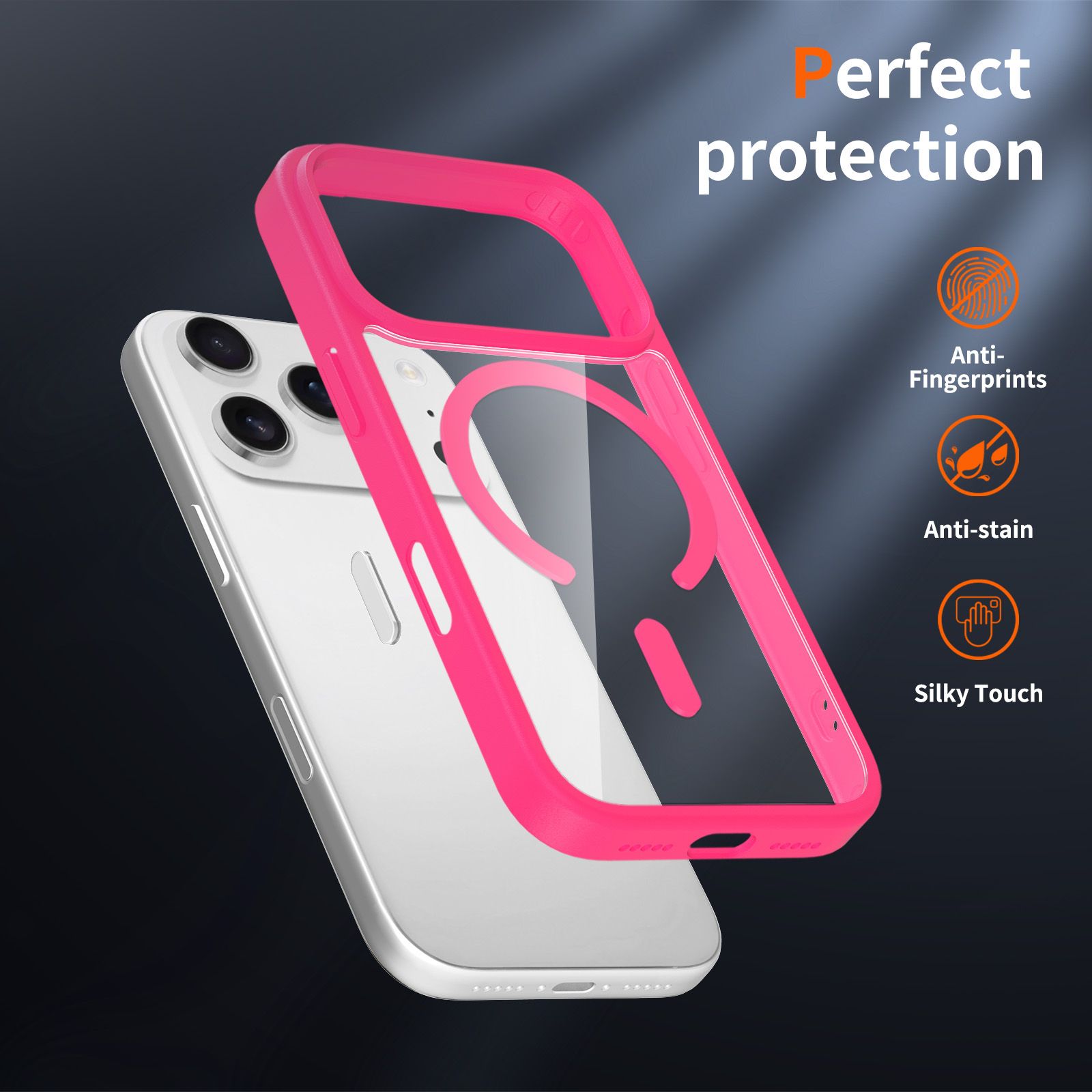 Pulse Prism Magsafe Clear Case with Camera Action Button — 241