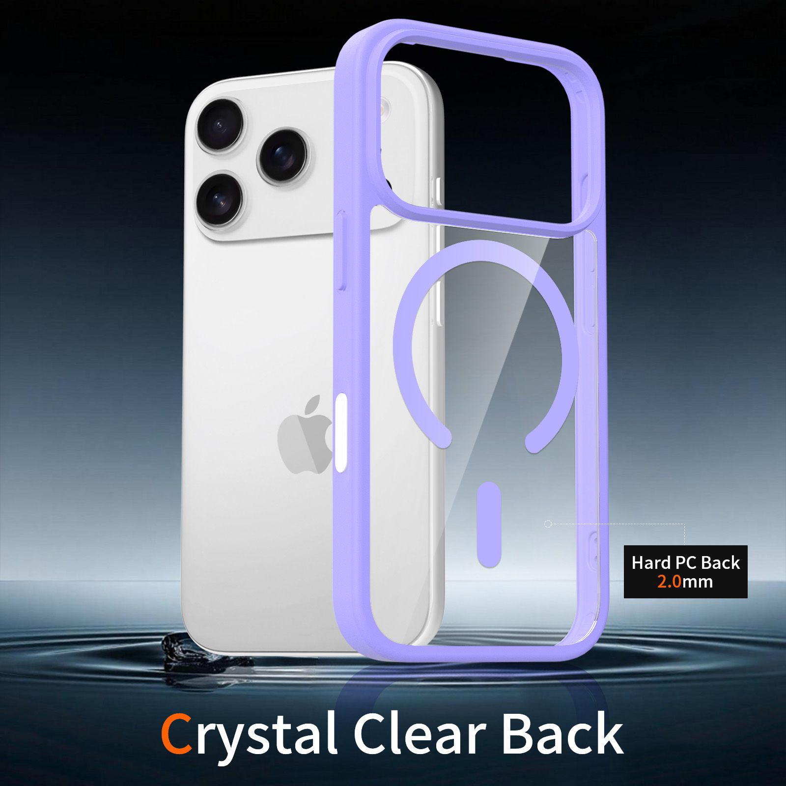 Pulse Prism Magsafe Clear Case with Camera Action Button — 222