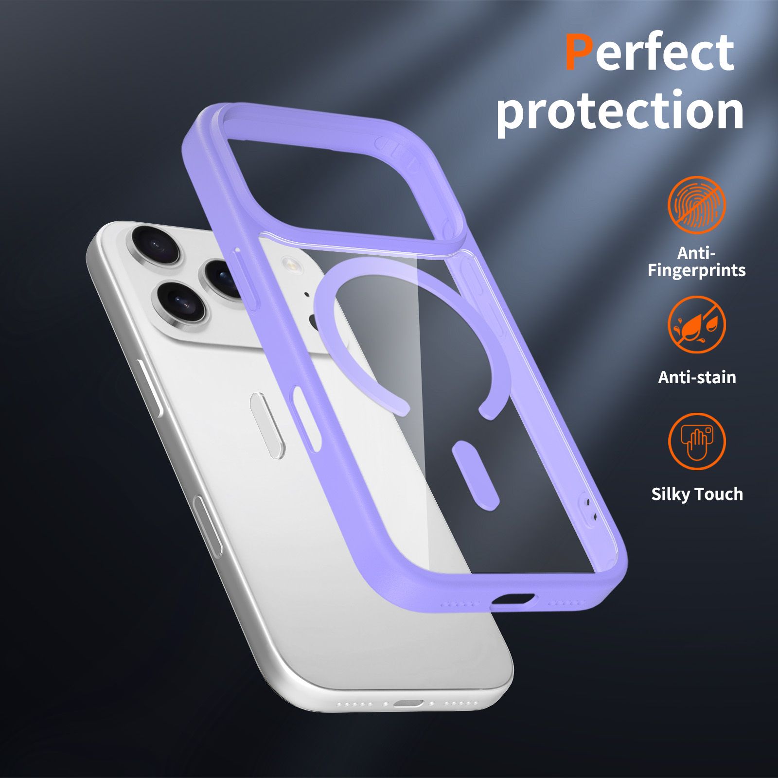 Pulse Prism Magsafe Clear Case with Camera Action Button — 225