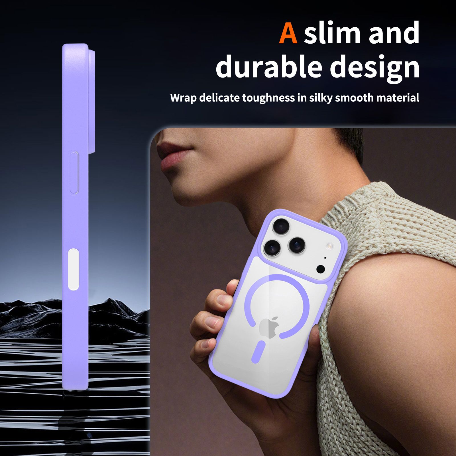 Pulse Prism Magsafe Clear Case with Camera Action Button — 226
