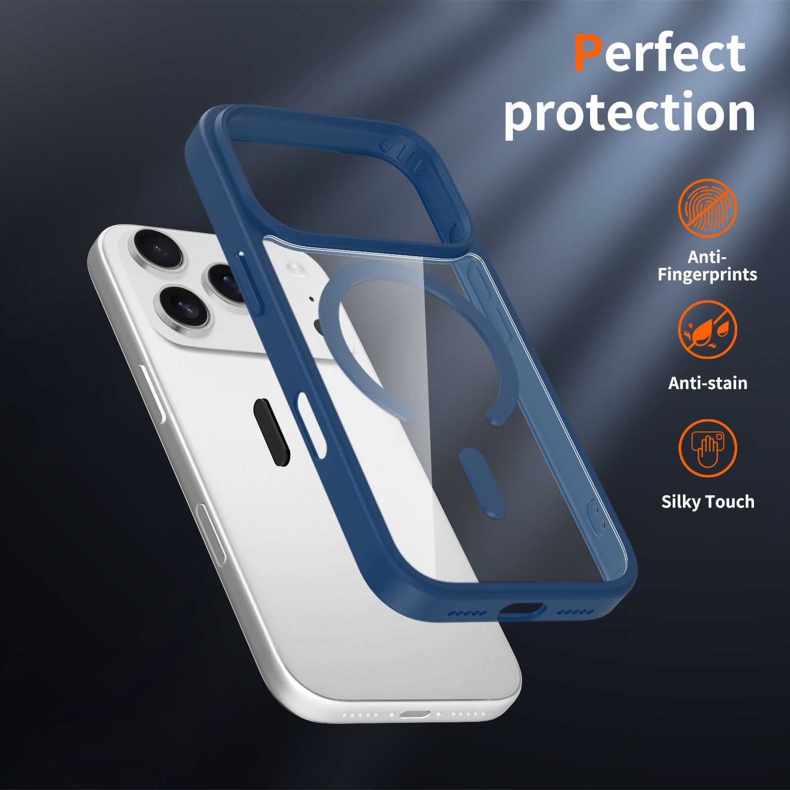 Pulse Prism Magsafe Clear Case with Camera Action Button — 257