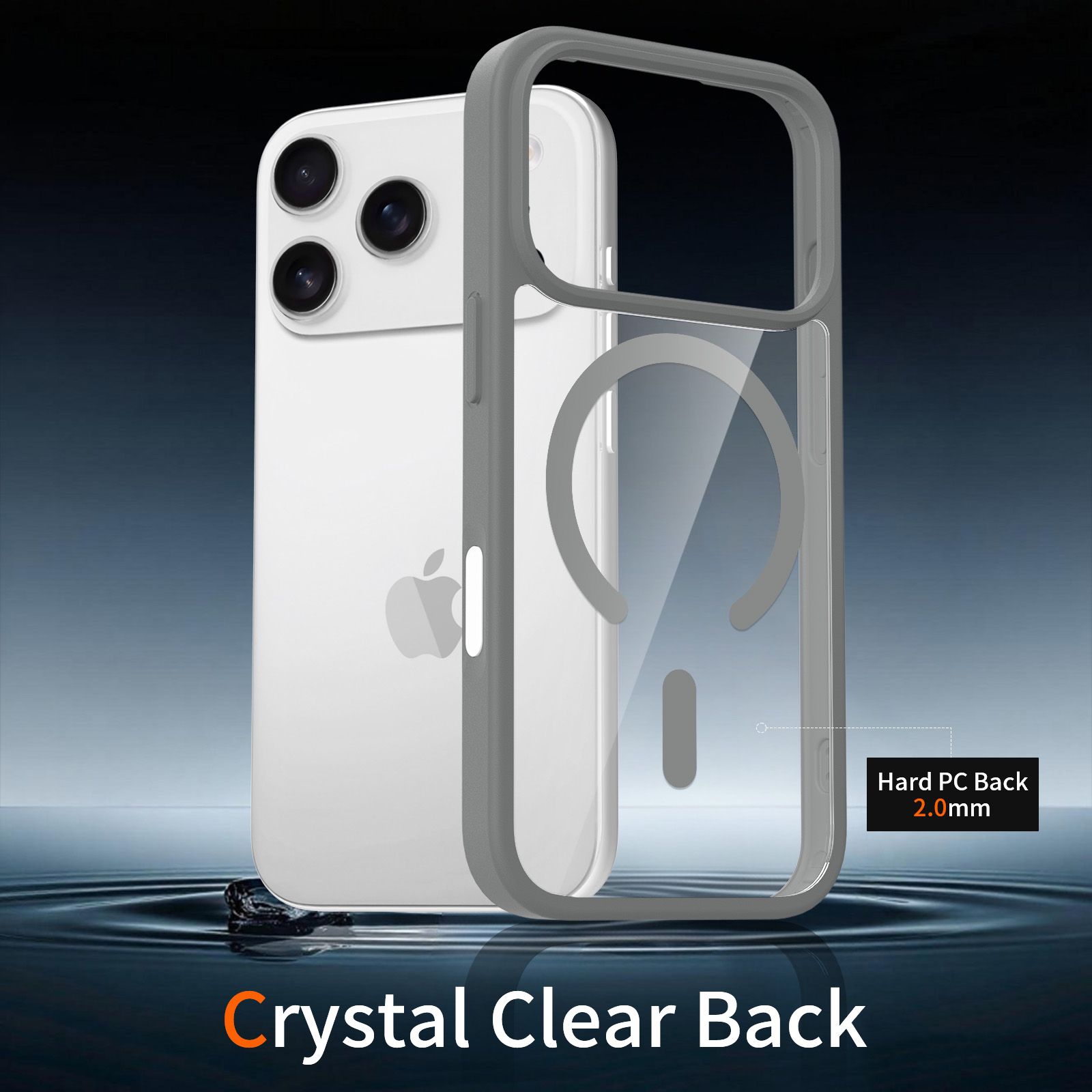 Pulse Prism Magsafe Clear Case with Camera Action Button — 246