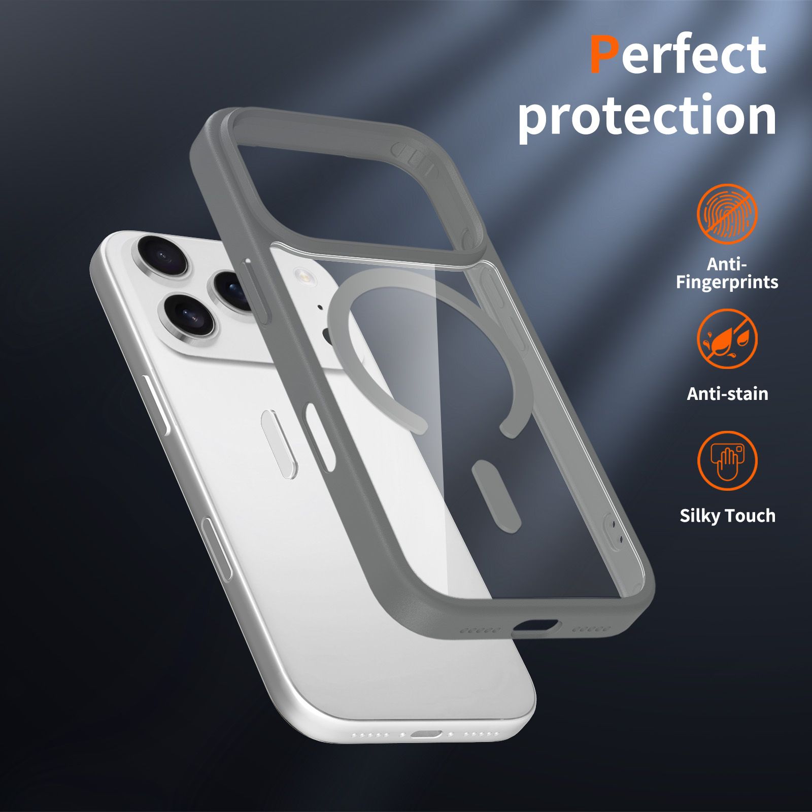 Pulse Prism Magsafe Clear Case with Camera Action Button — 249