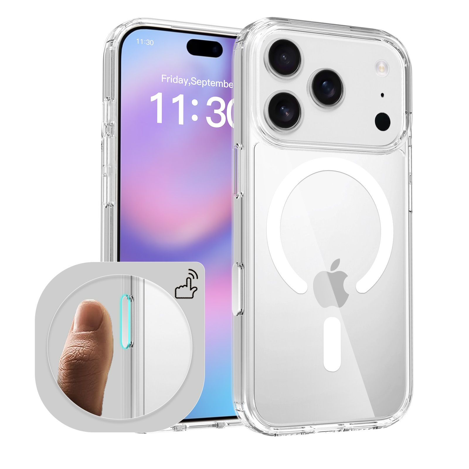 Pulse Aero Magsafe Clear Case with Camera Action Button — 76