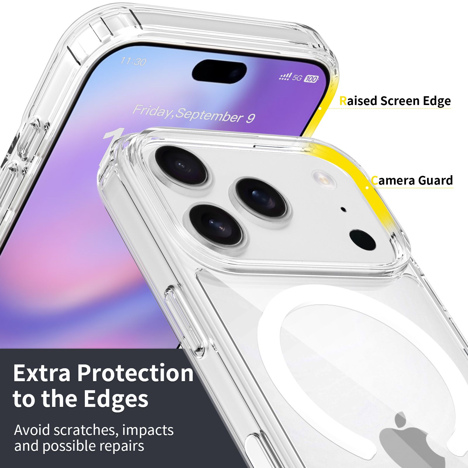 Pulse Aero Magsafe Clear Case with Camera Action Button — 68