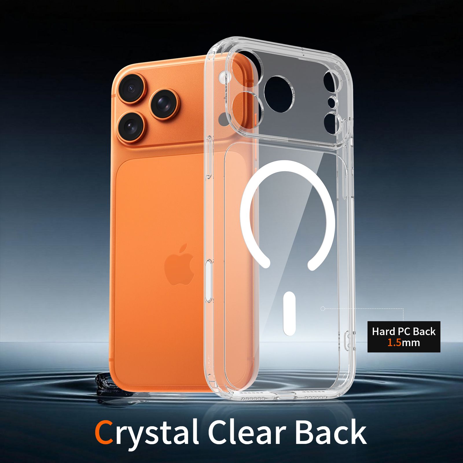Pulse Aero Magsafe Clear Case with Camera Action Button — 80
