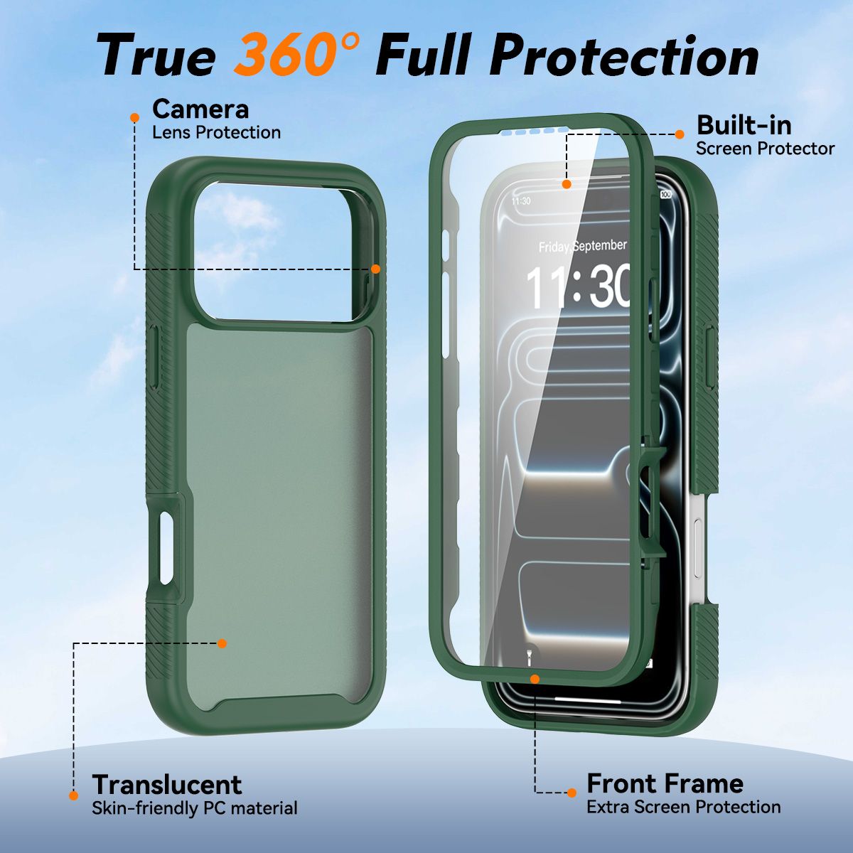 Vault Frost Pro Rugged Case with Screen Protector — 17