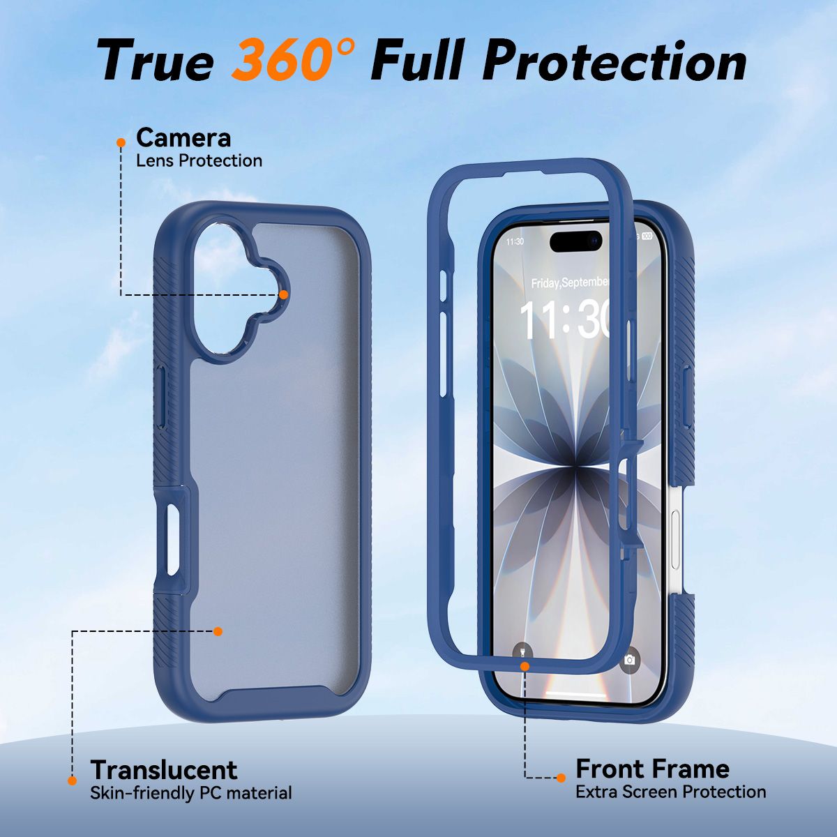 Vault Frost Rugged Full-Body Case with Front Cover — 57
