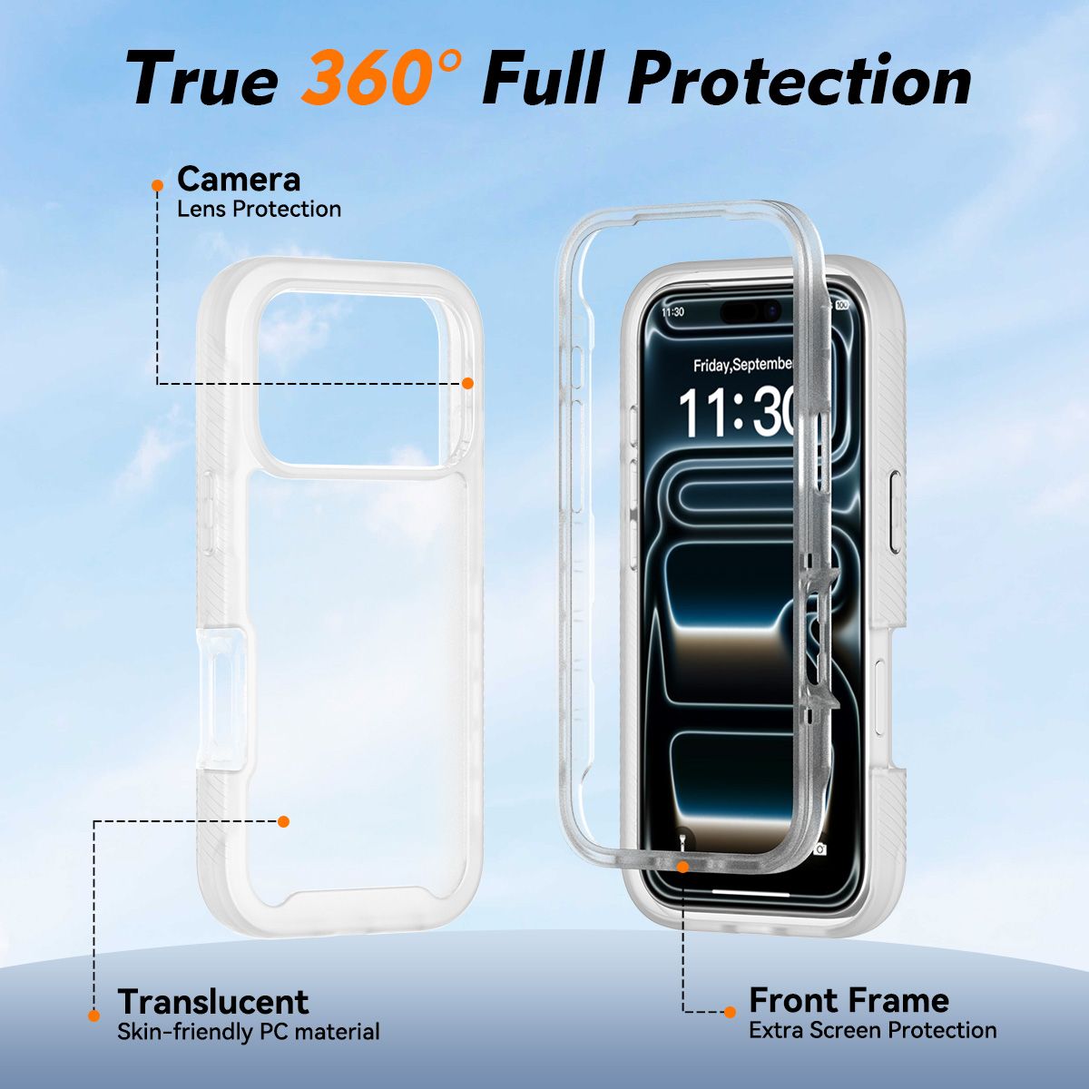 Vault Frost Rugged Full-Body Case with Front Cover — 106