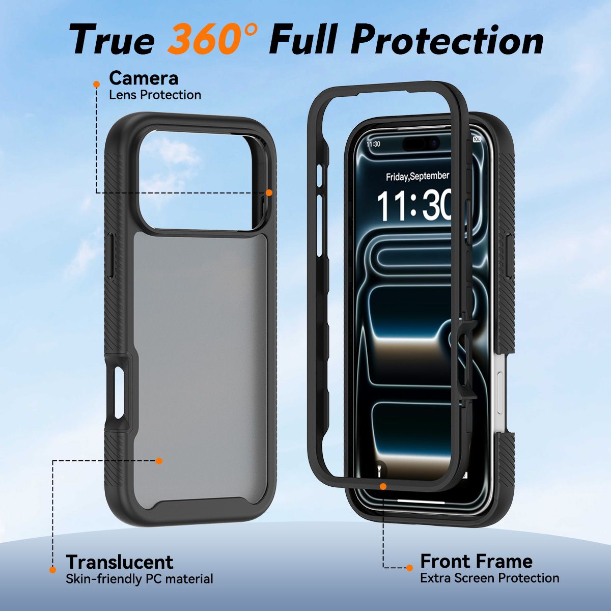 Vault Frost Rugged Full-Body Case with Front Cover — 131