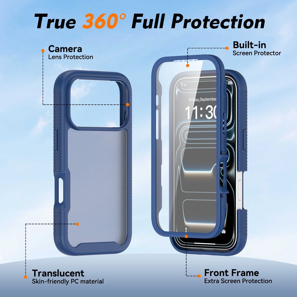 Vault Frost Pro Rugged Case with Screen Protector — 123