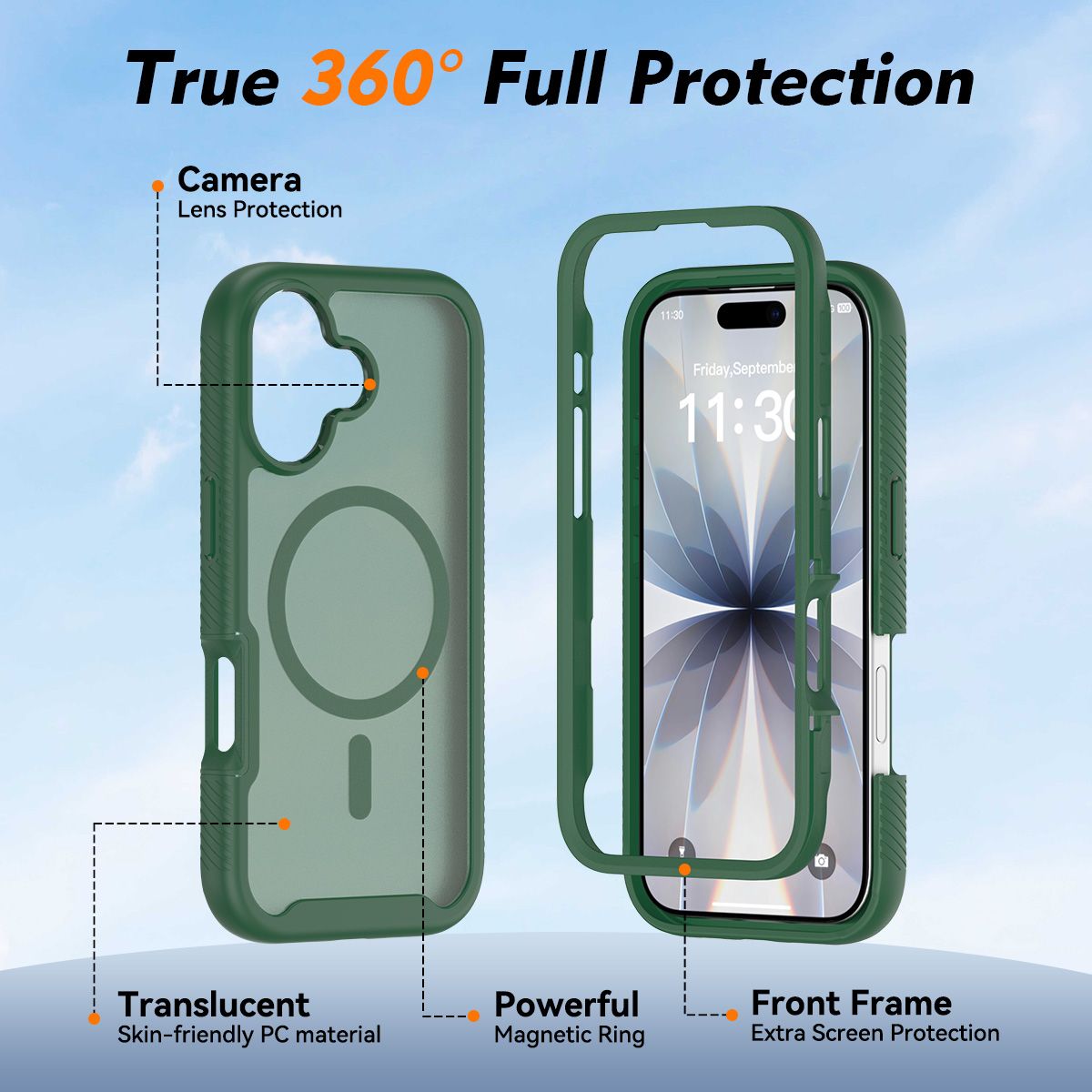 Vault Frost Magnetic Rugged Case with Front Cover — 48