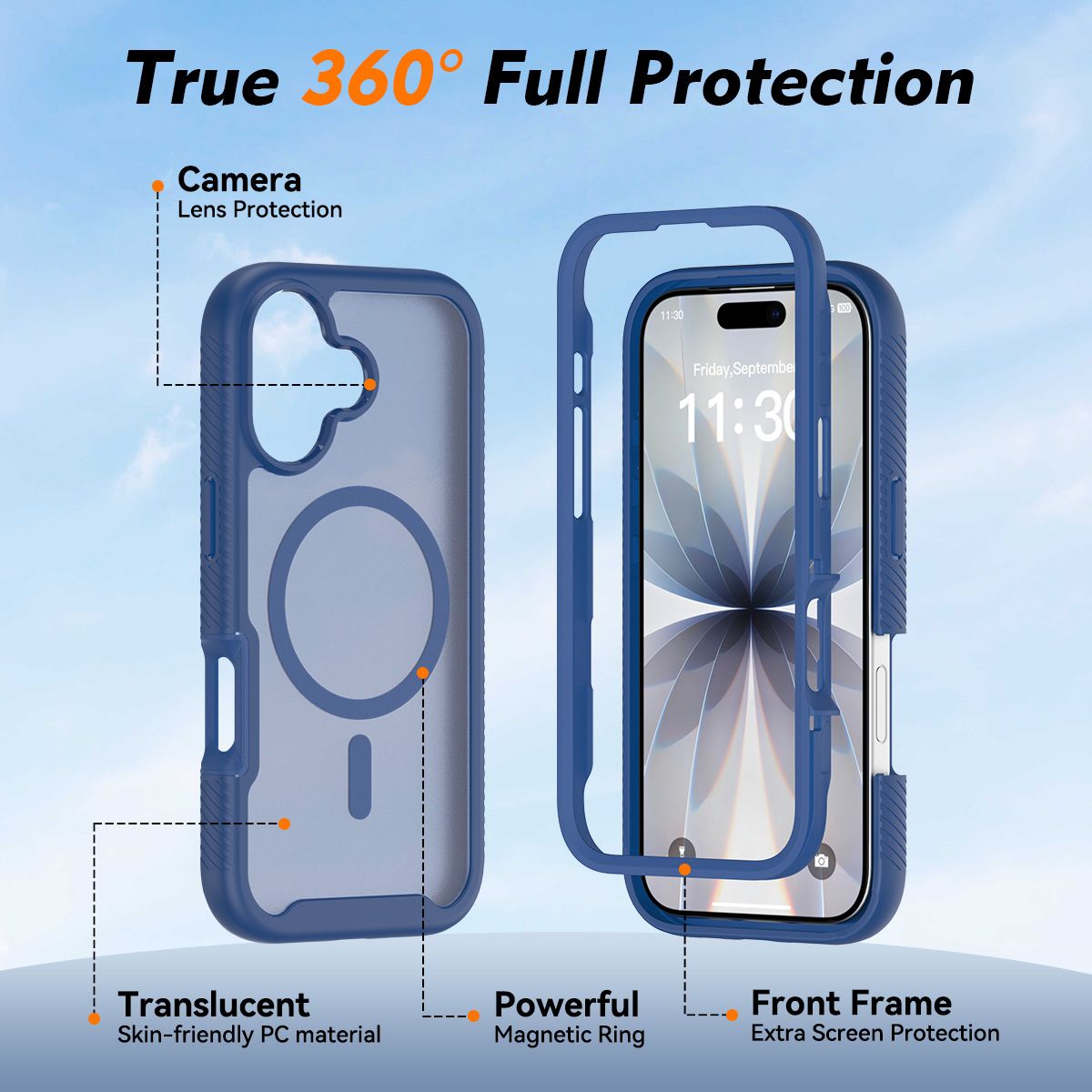 Vault Frost Magnetic Rugged Case with Front Cover — 60