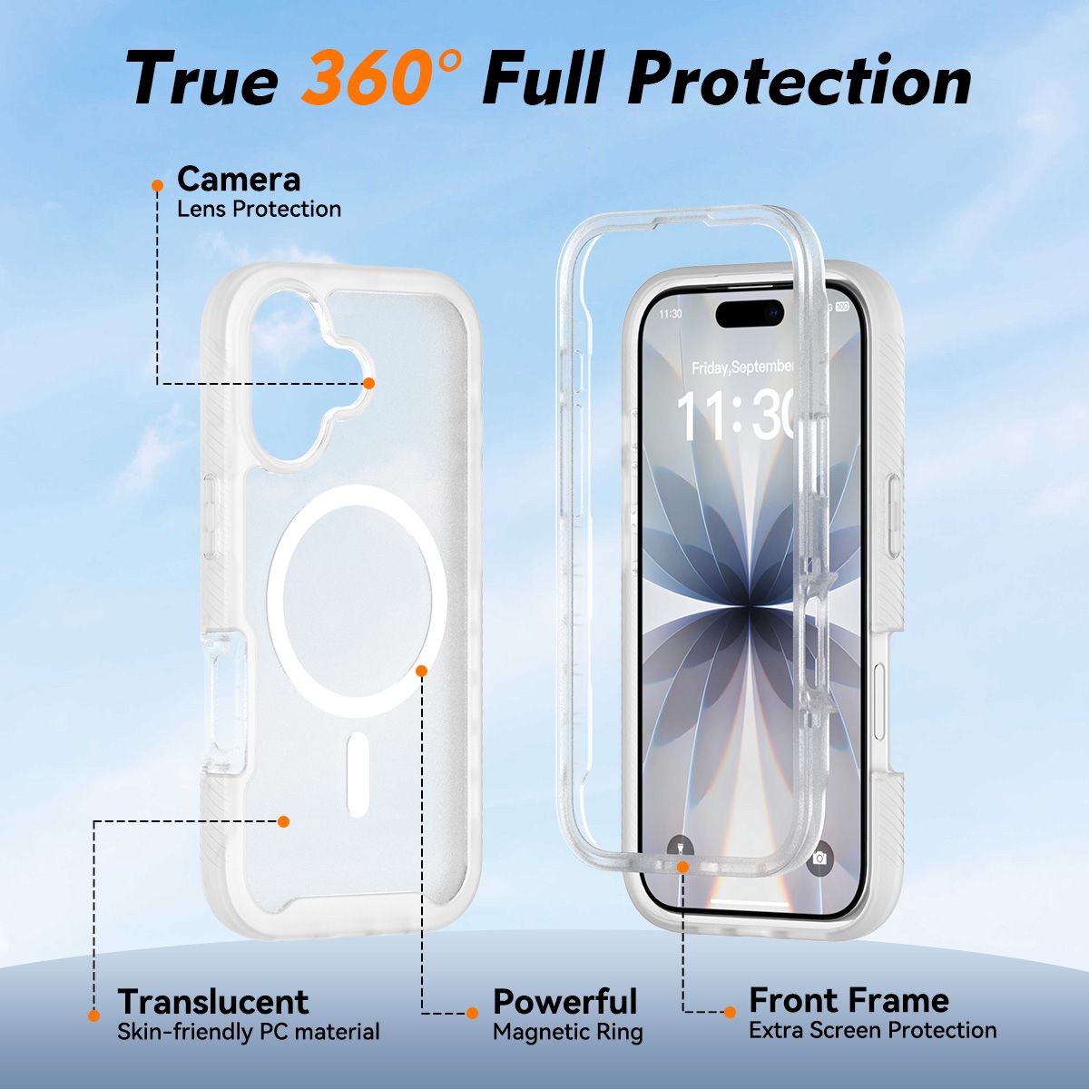 Vault Frost Magnetic Rugged Case with Front Cover — 72