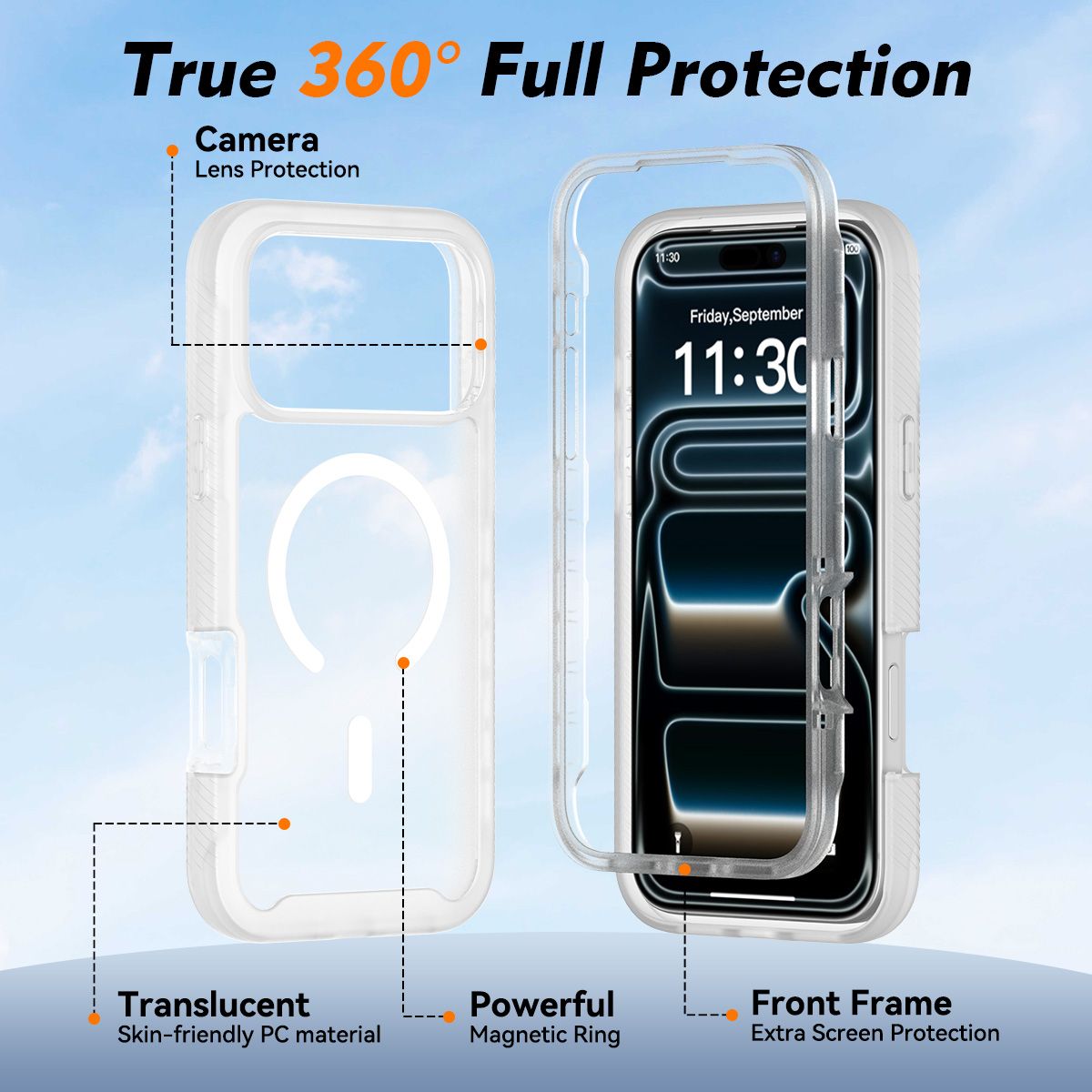 Vault Frost Magnetic Rugged Case with Front Cover — 34