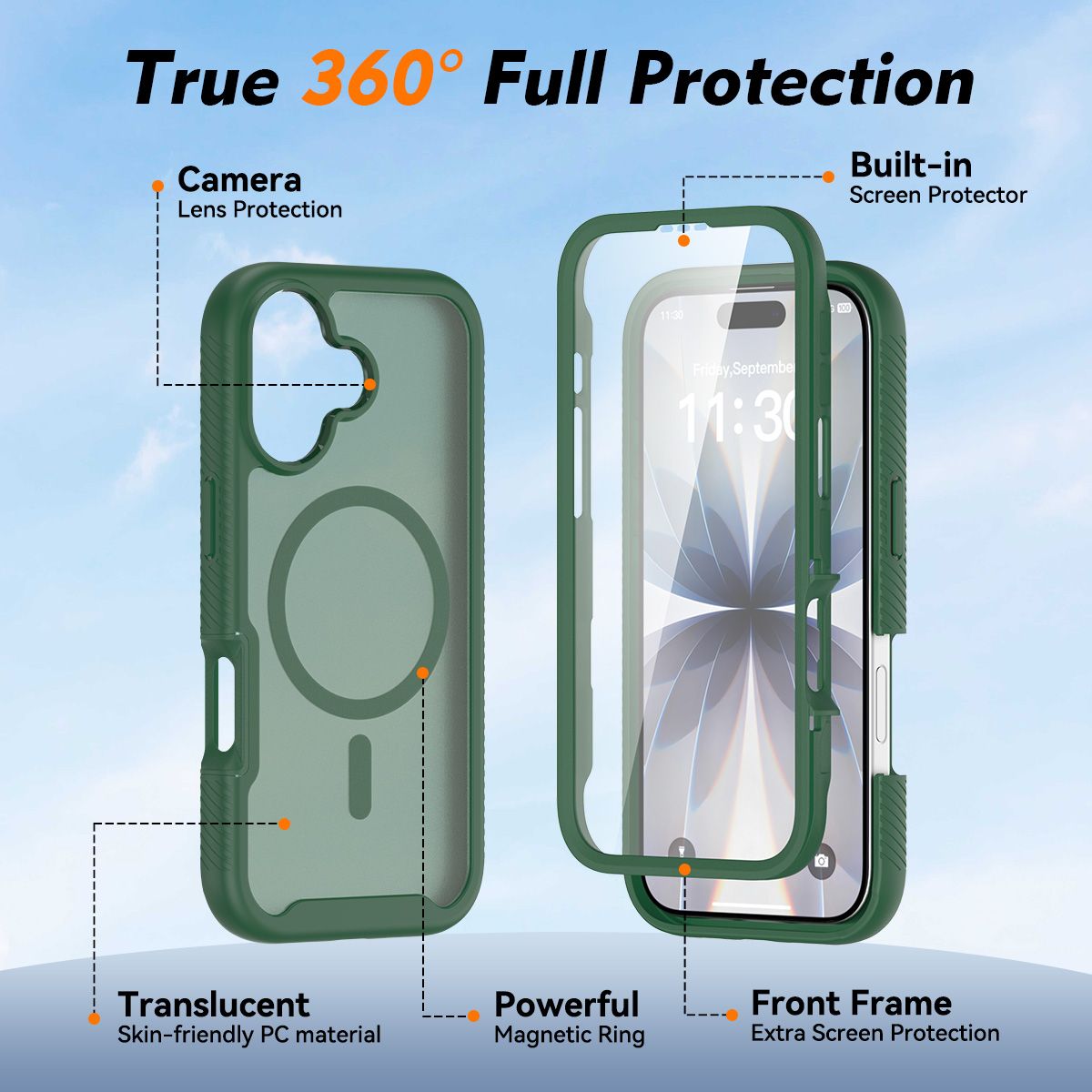 Vault Frost Pro Magnetic Rugged Case with Screen Protector — 58