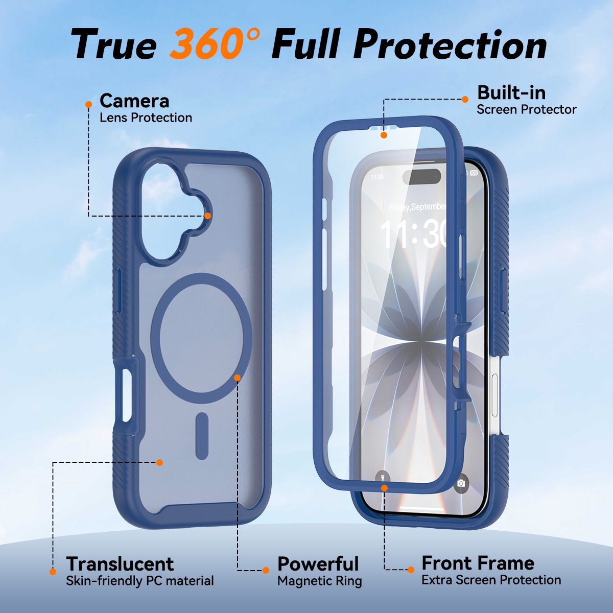 Vault Frost Pro Magnetic Rugged Case with Screen Protector — 70