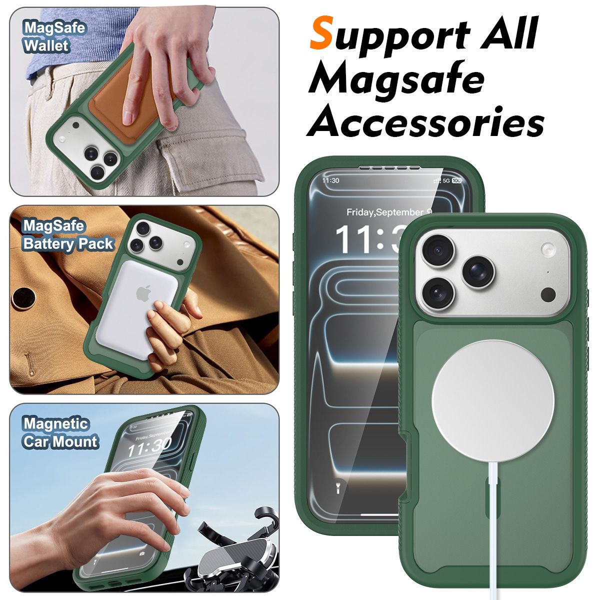 Vault Frost Pro Magnetic Rugged Case with Screen Protector — 16