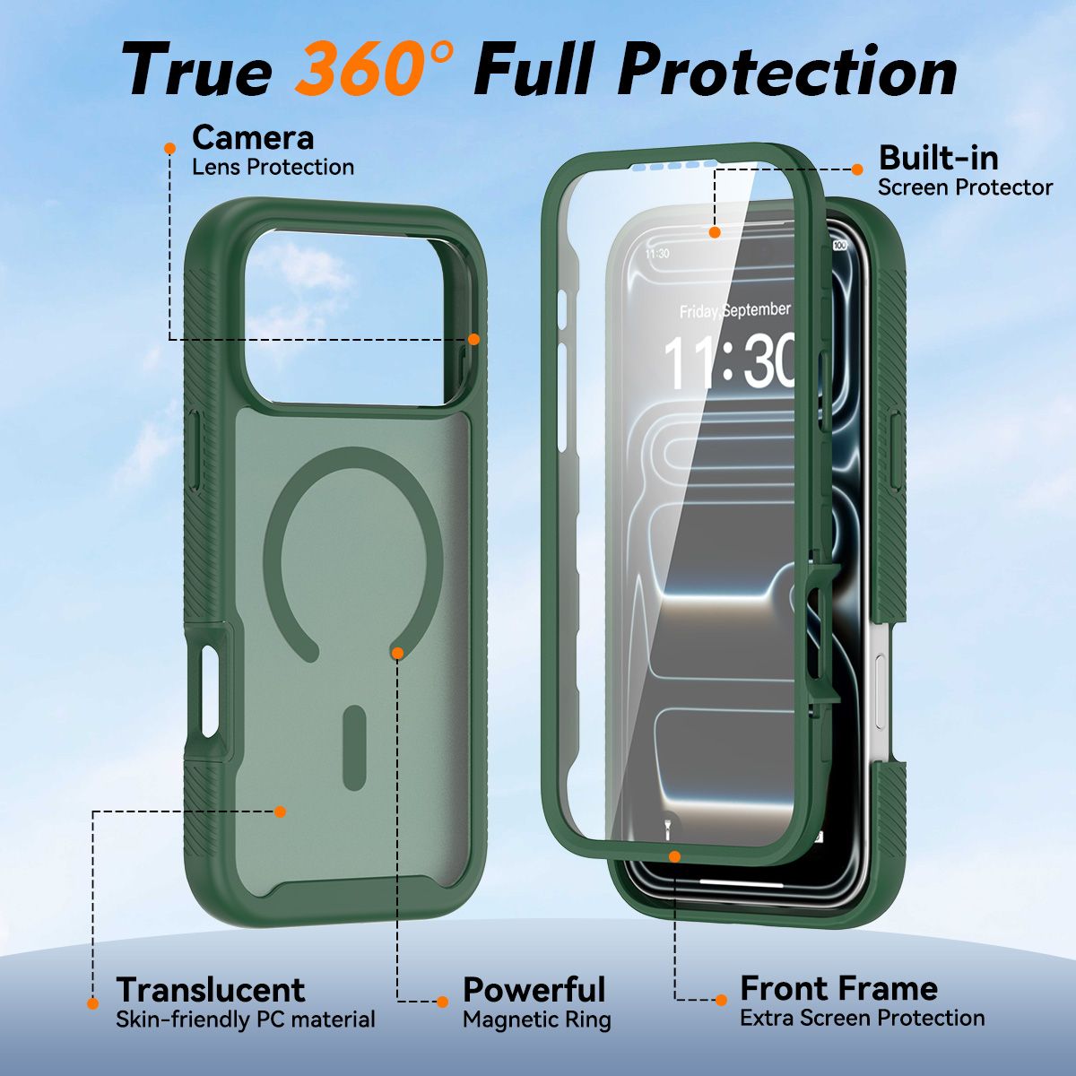 Vault Frost Pro Magnetic Rugged Case with Screen Protector — 20