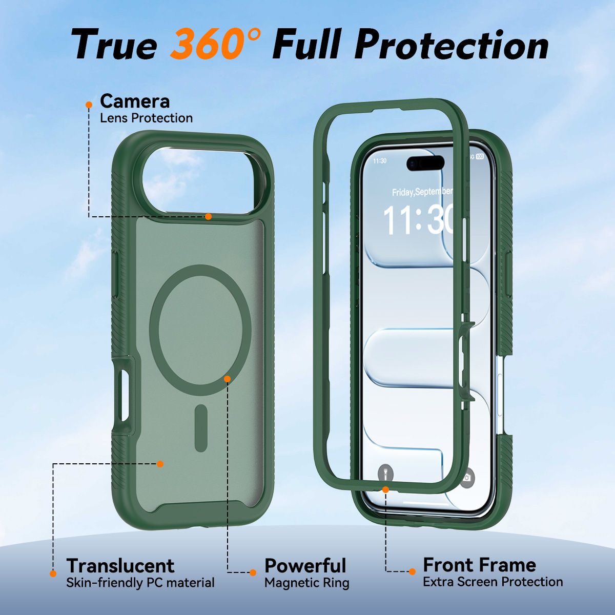 Vault Frost Magnetic Rugged Case with Front Cover — 86
