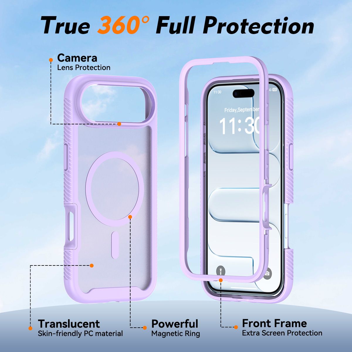 Vault Frost Magnetic Rugged Case with Front Cover — 92
