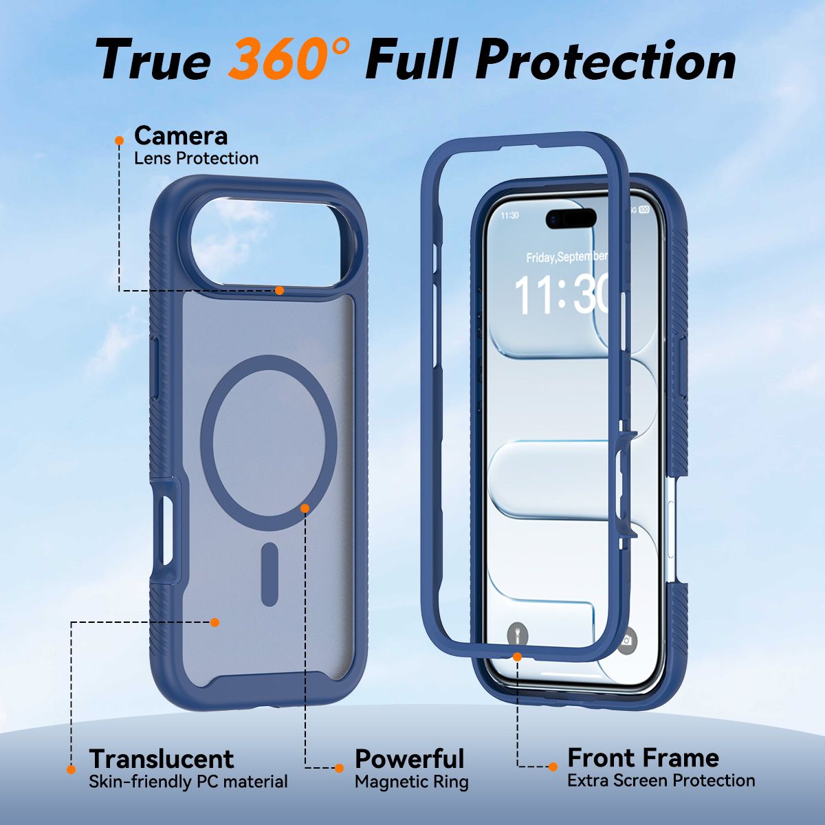 Vault Frost Magnetic Rugged Case with Front Cover — 98