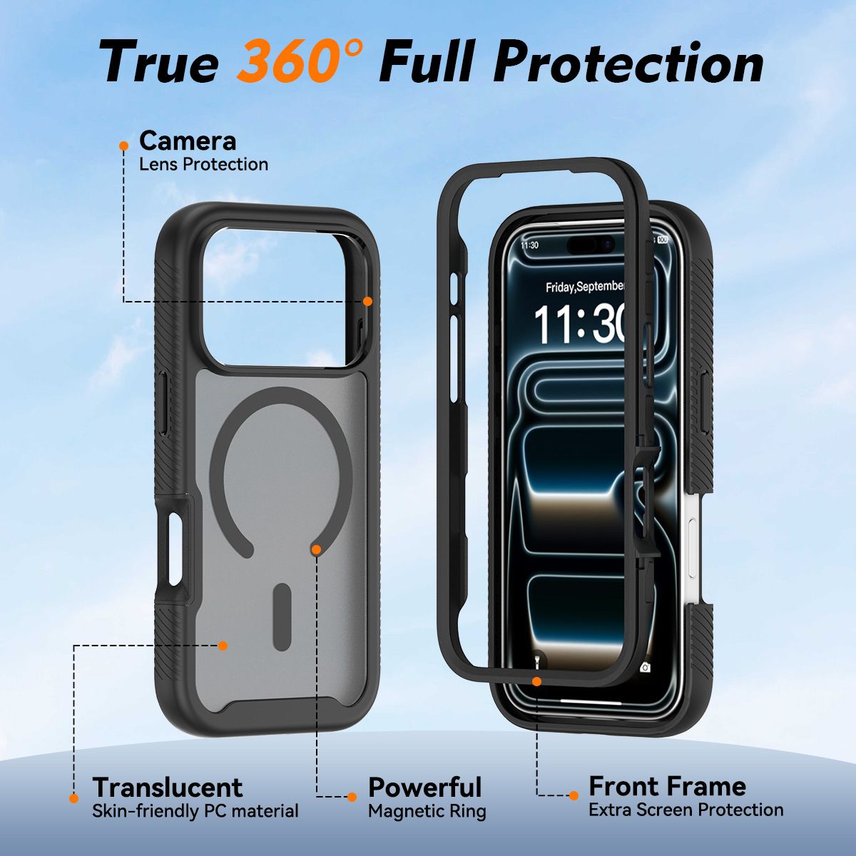 Vault Frost Magnetic Rugged Case with Front Cover — 116