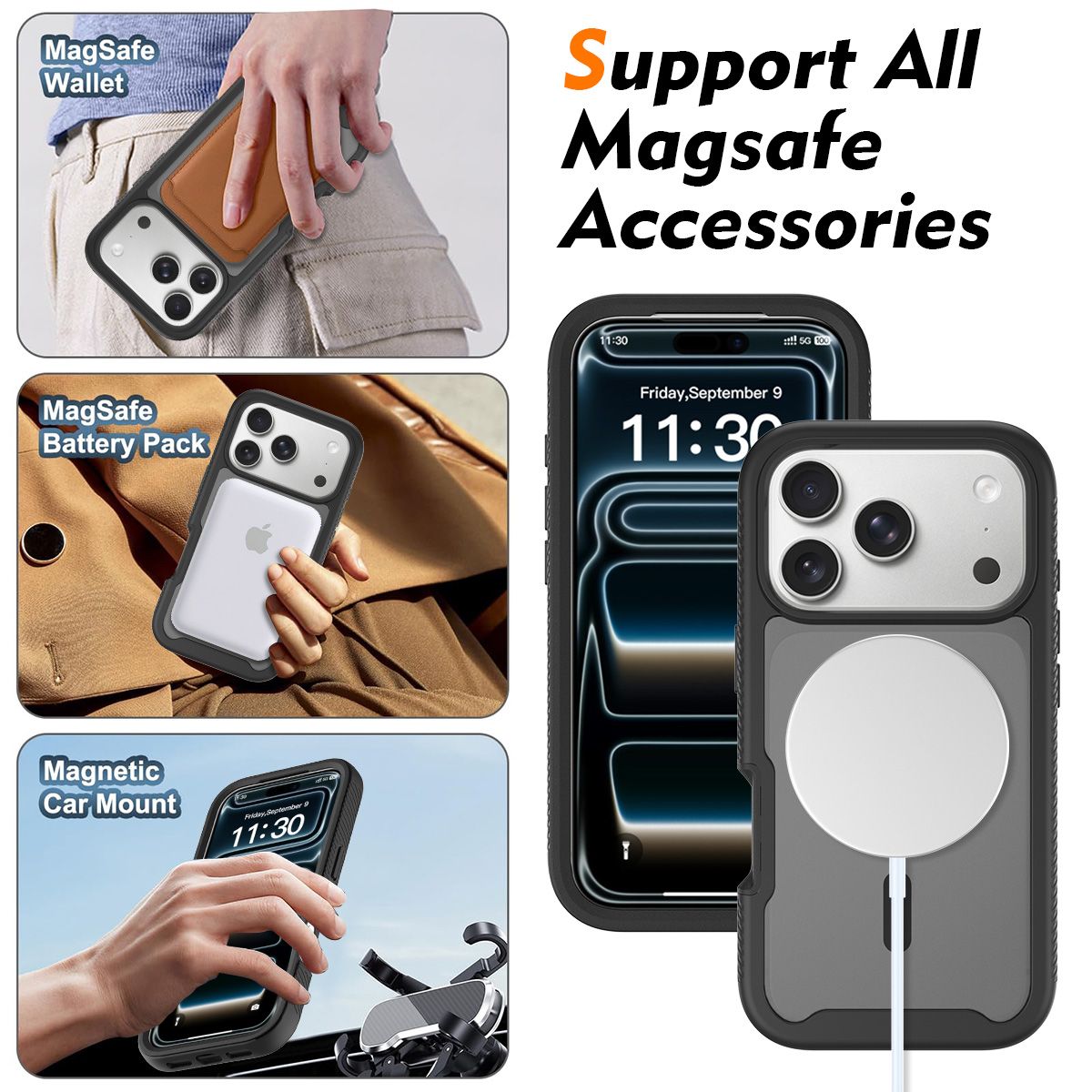 Vault Frost Magnetic Rugged Case with Front Cover — 119