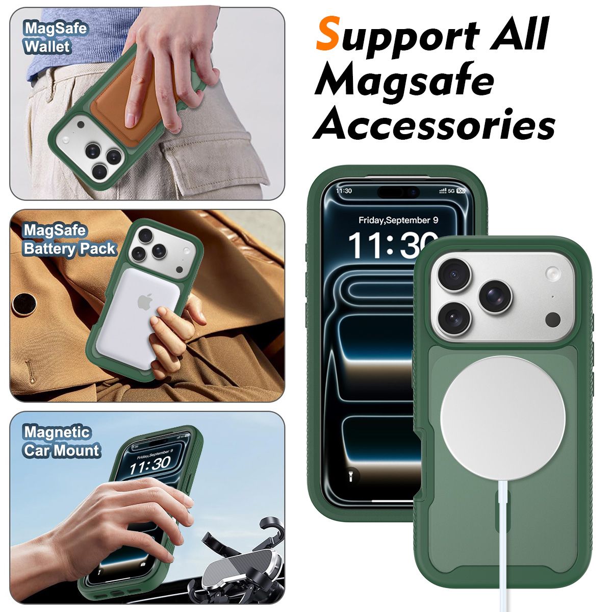 Vault Frost Magnetic Rugged Case with Front Cover — 127