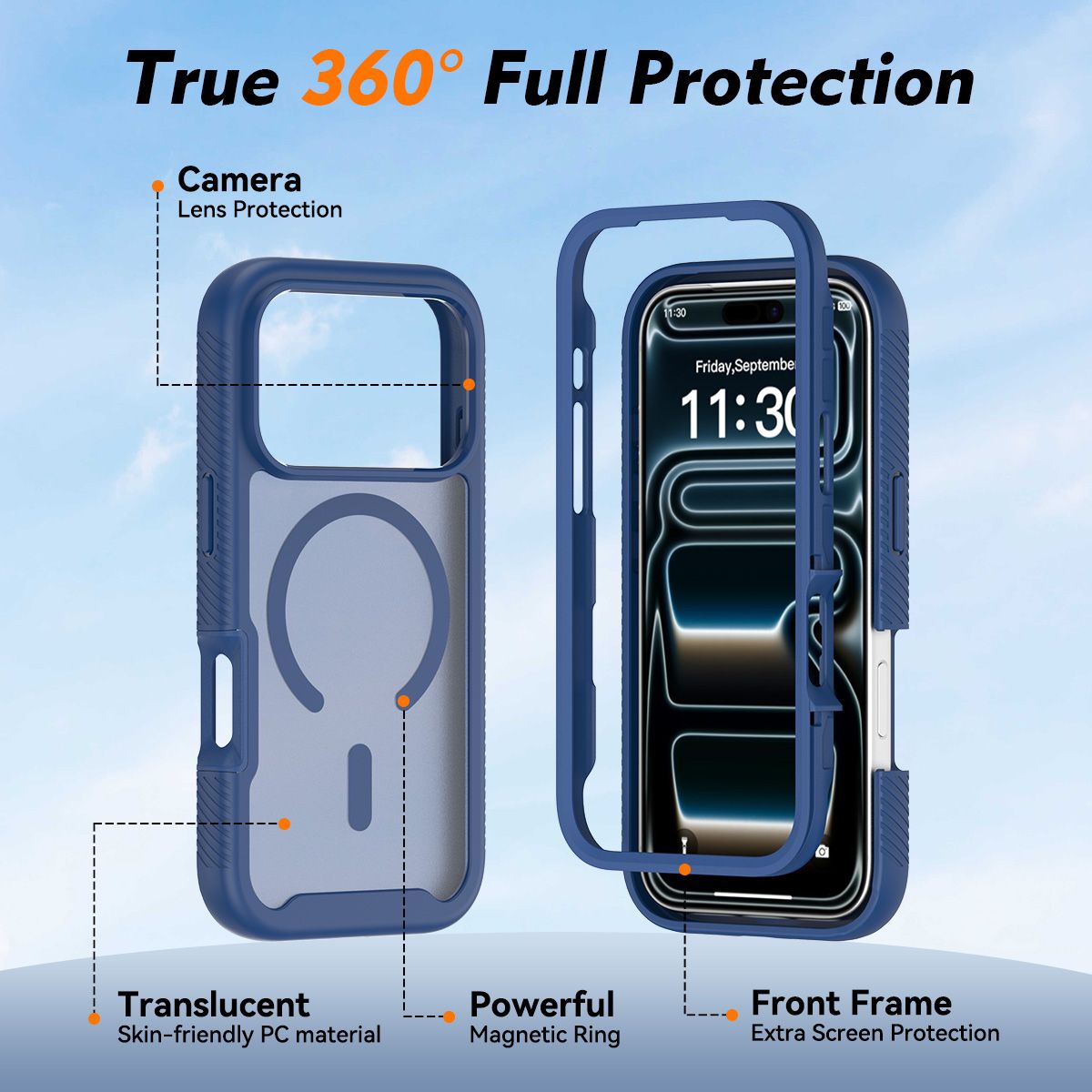 Vault Frost Magnetic Rugged Case with Front Cover — 136