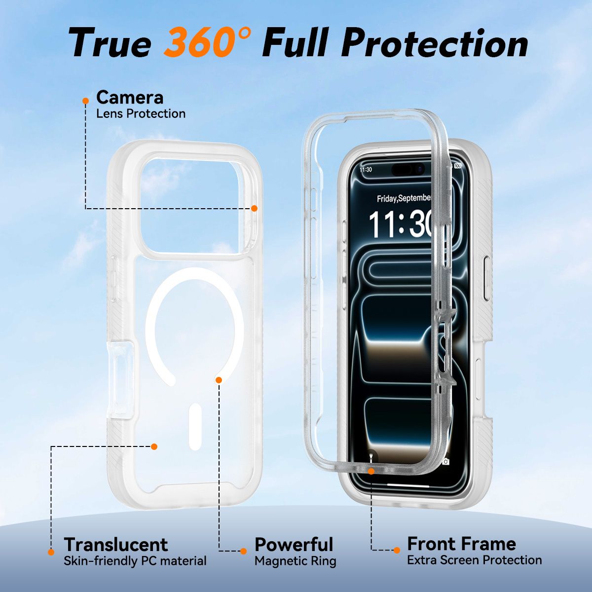 Vault Frost Magnetic Rugged Case with Front Cover — 148