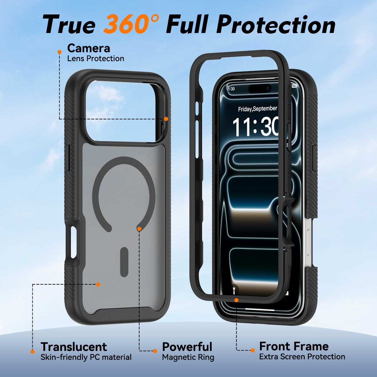 Vault Frost Magnetic Rugged Case with Front Cover — 154