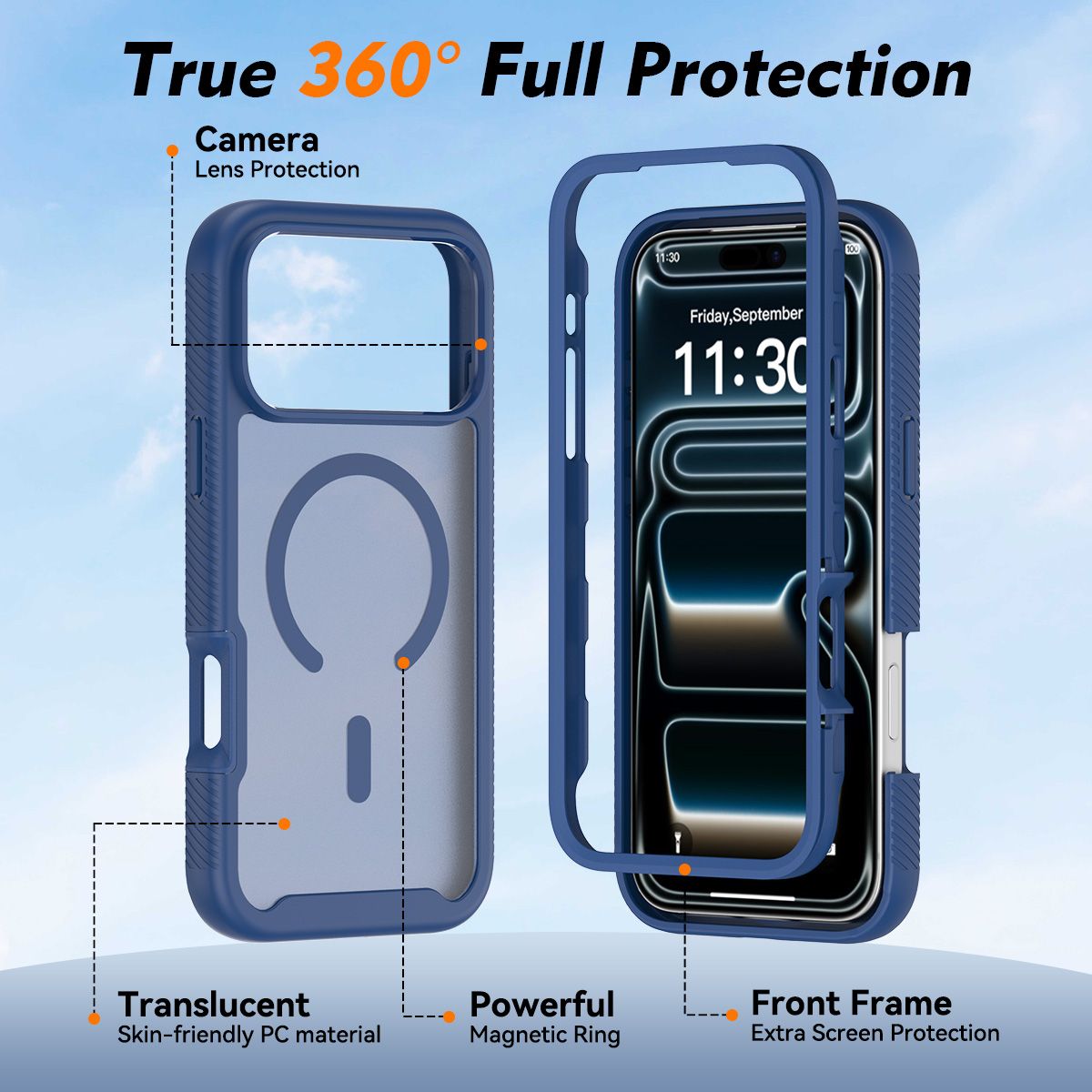 Vault Frost Magnetic Rugged Case with Front Cover — 174