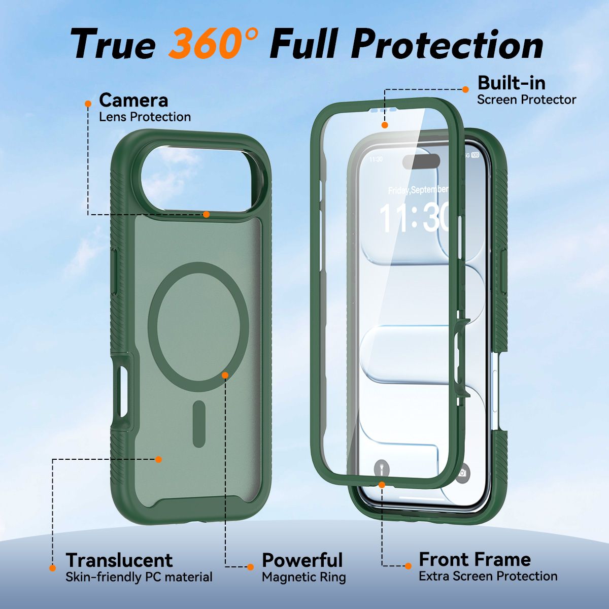 Vault Frost Pro Magnetic Rugged Case with Screen Protector — 95