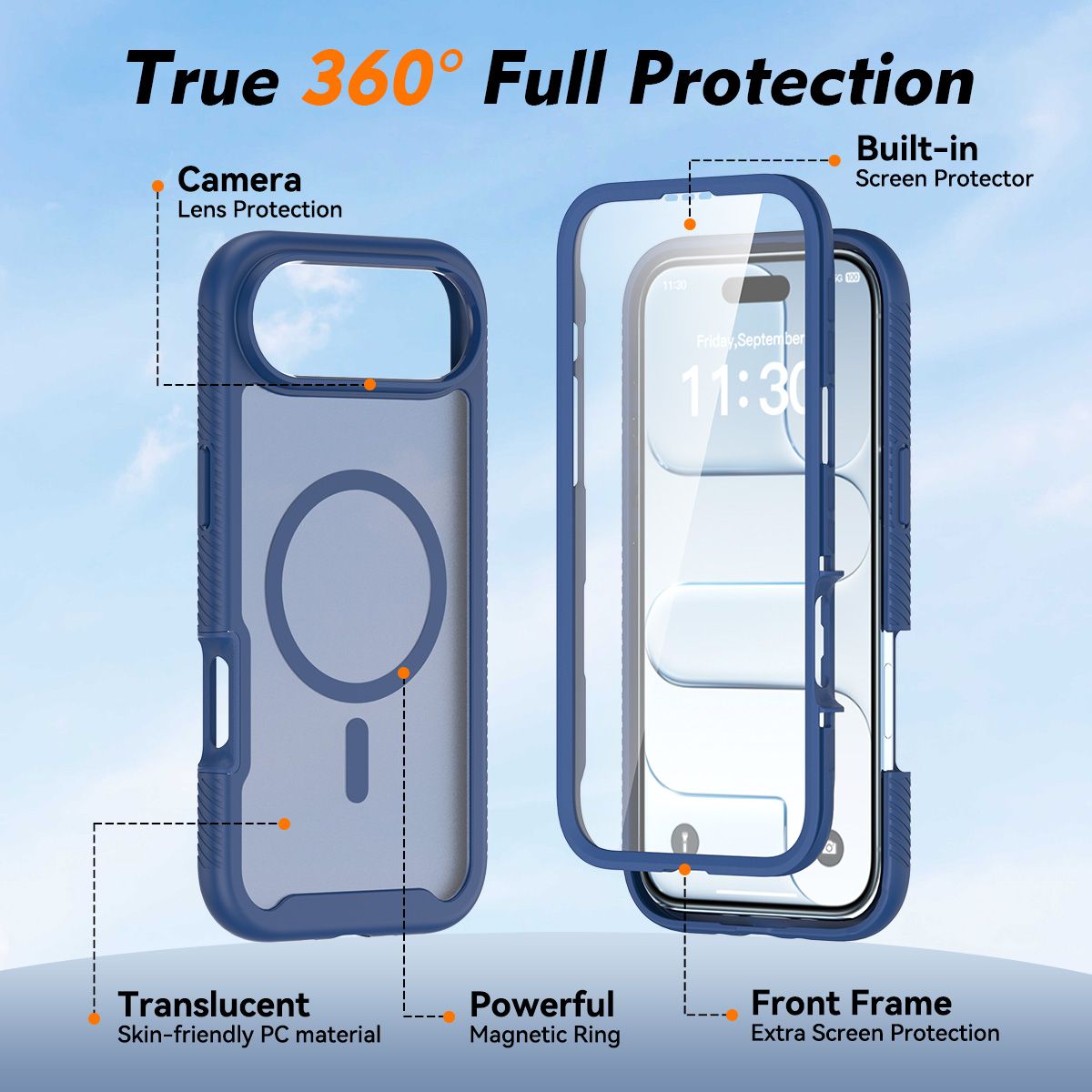 Vault Frost Pro Magnetic Rugged Case with Screen Protector — 107
