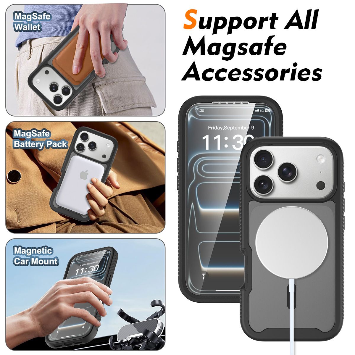 Vault Frost Pro Magnetic Rugged Case with Screen Protector — 115