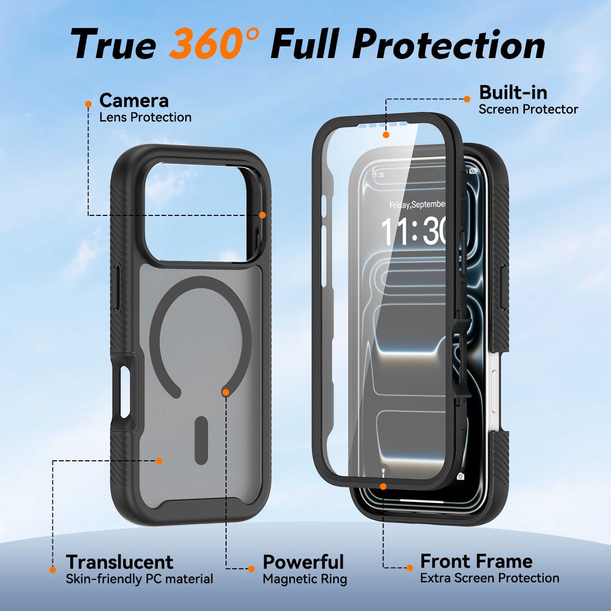 Vault Frost Pro Magnetic Rugged Case with Screen Protector — 119